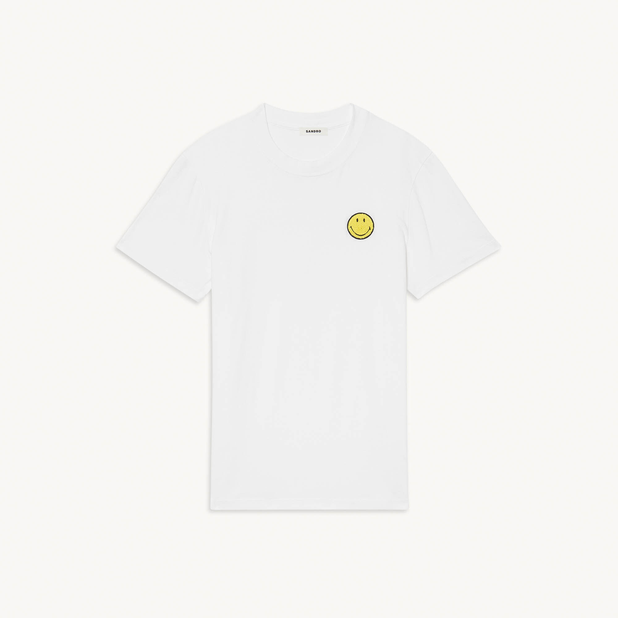 Smiley® Patch T-shirt SHPTS01043 - T-shirts & Polo shirts | Sandro 