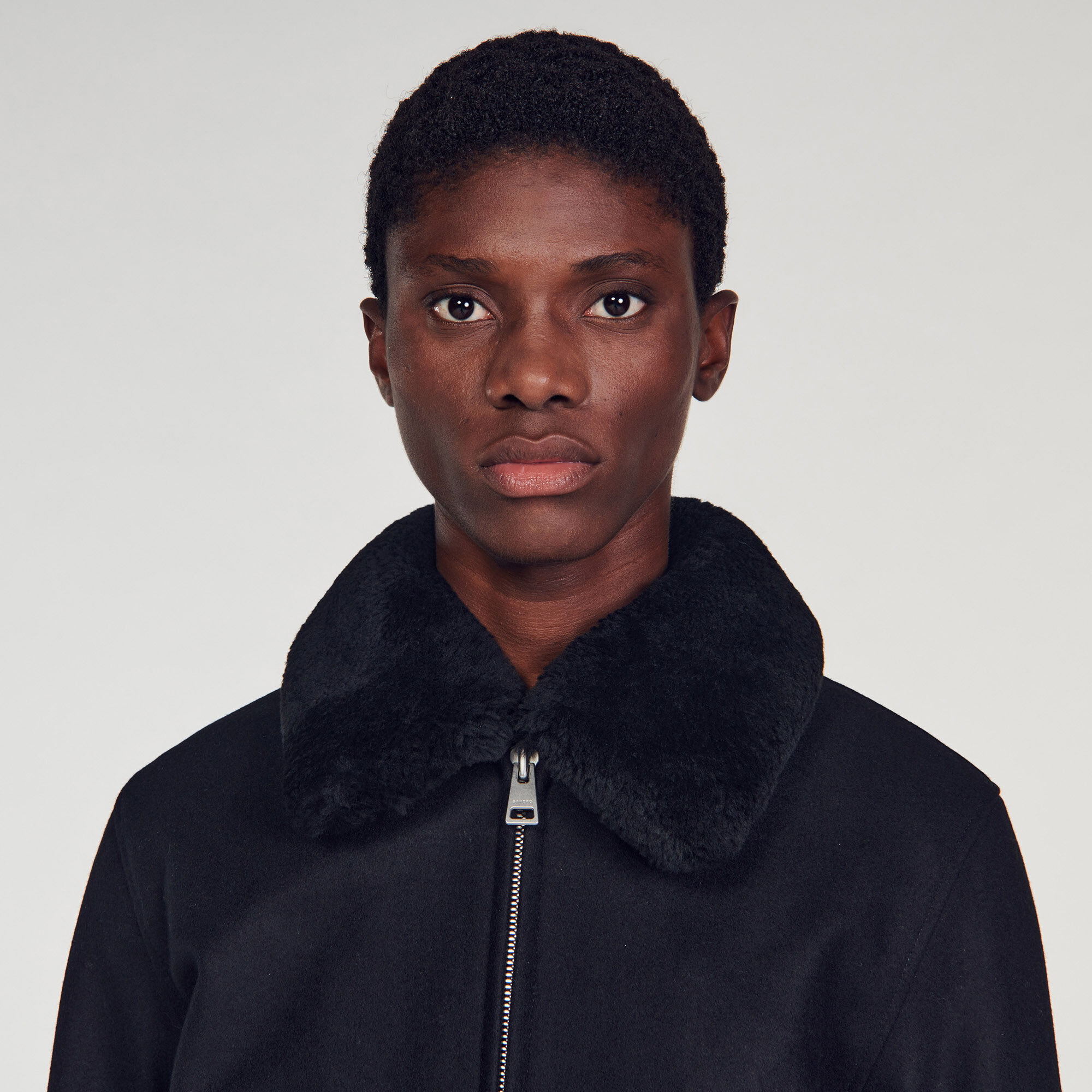 Black aviator jacket hot sale