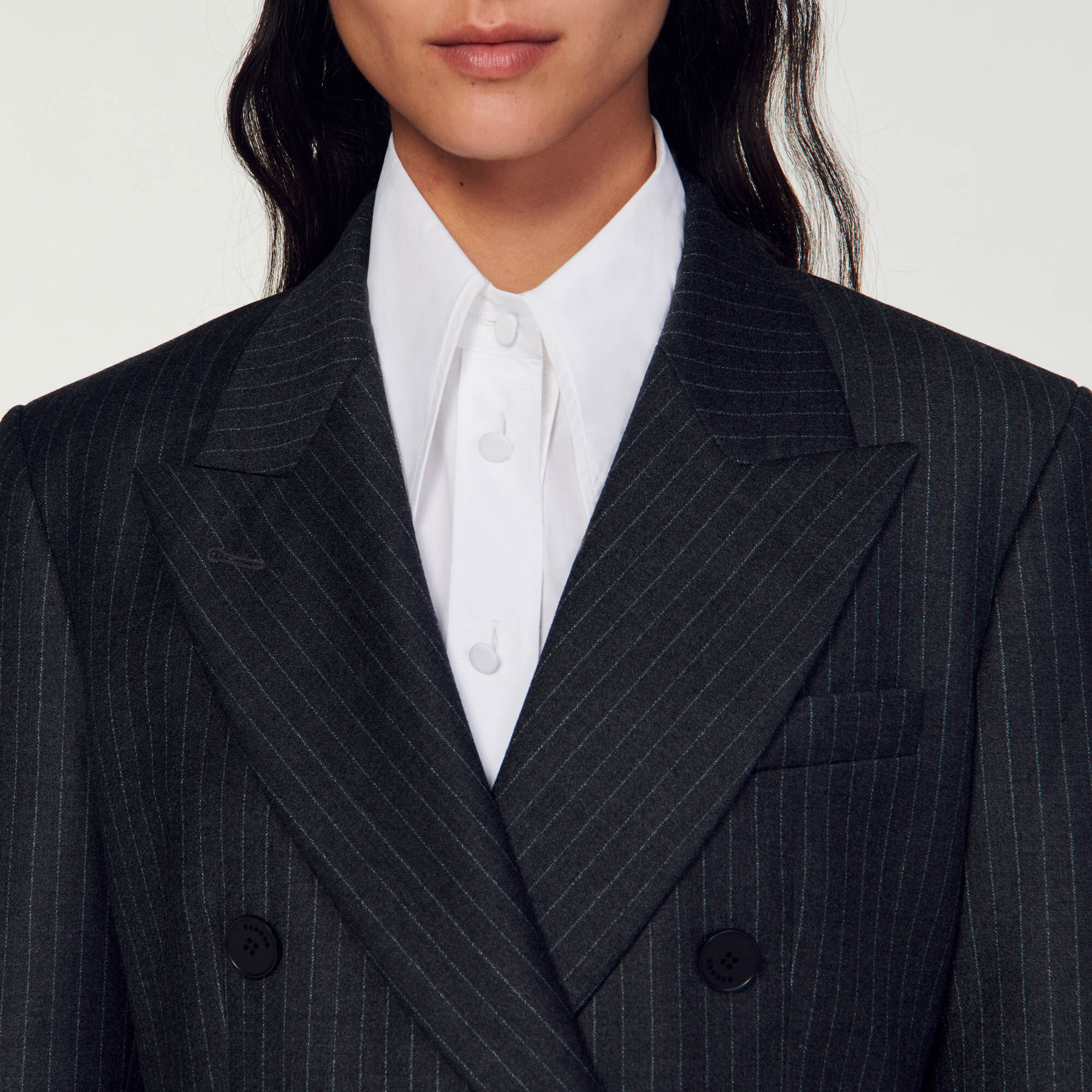 Veste de tailleur rayures