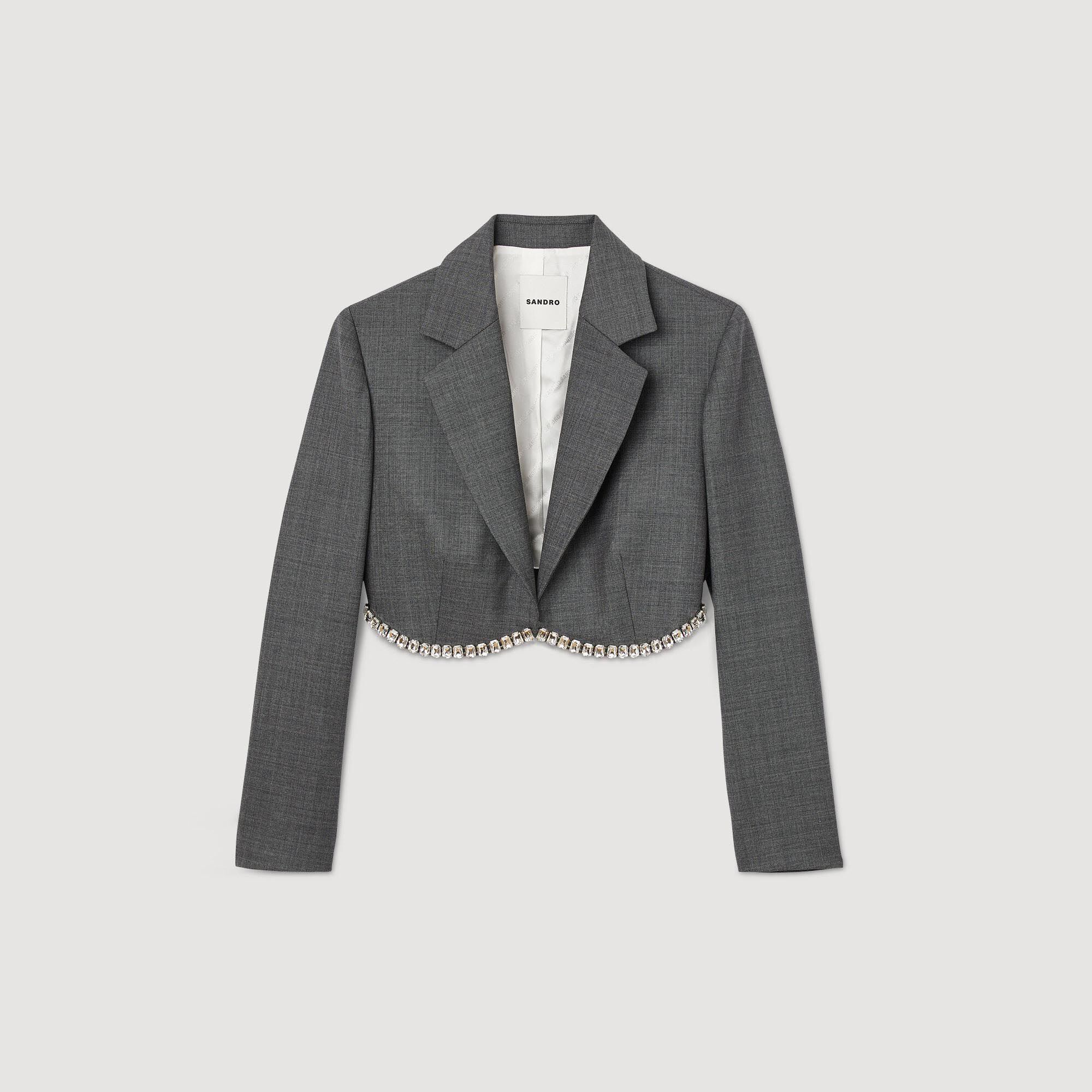 Veste de tailleur courte