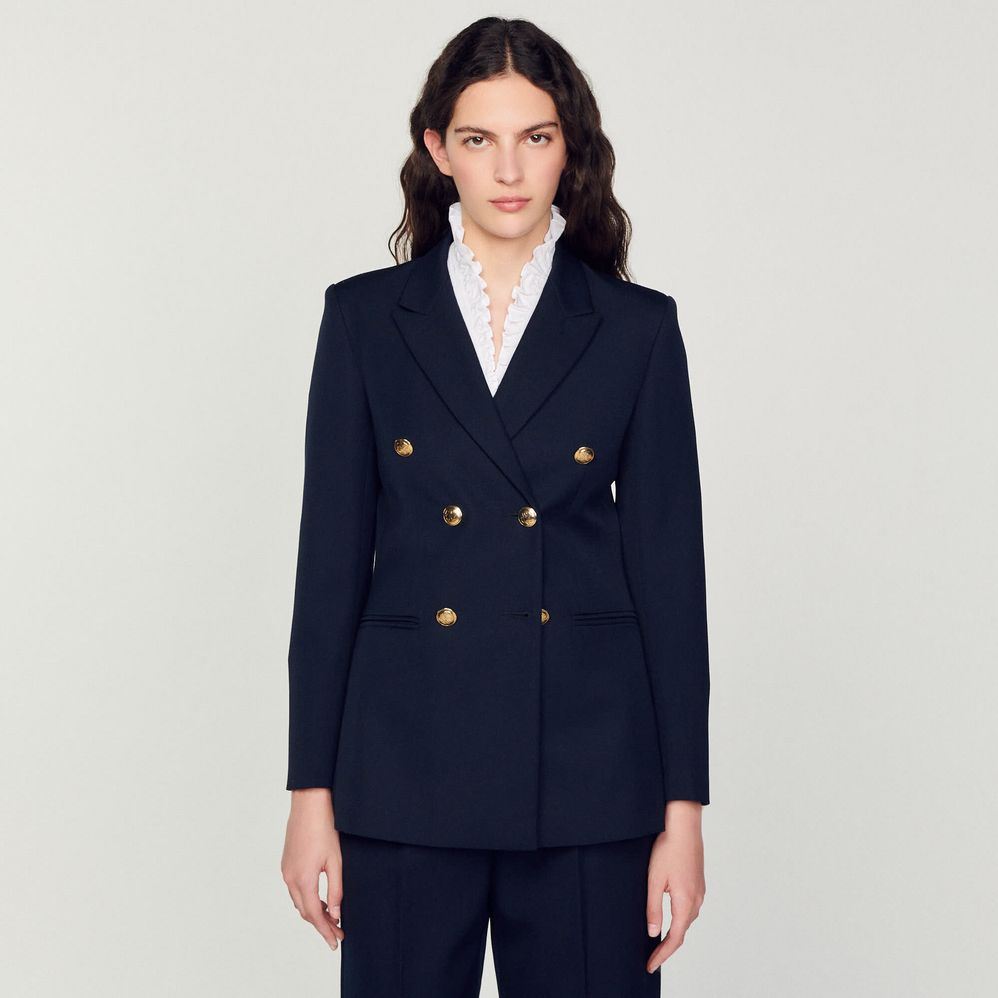 Double breasted suit jacket SFPVE00440 Blazers Jackets