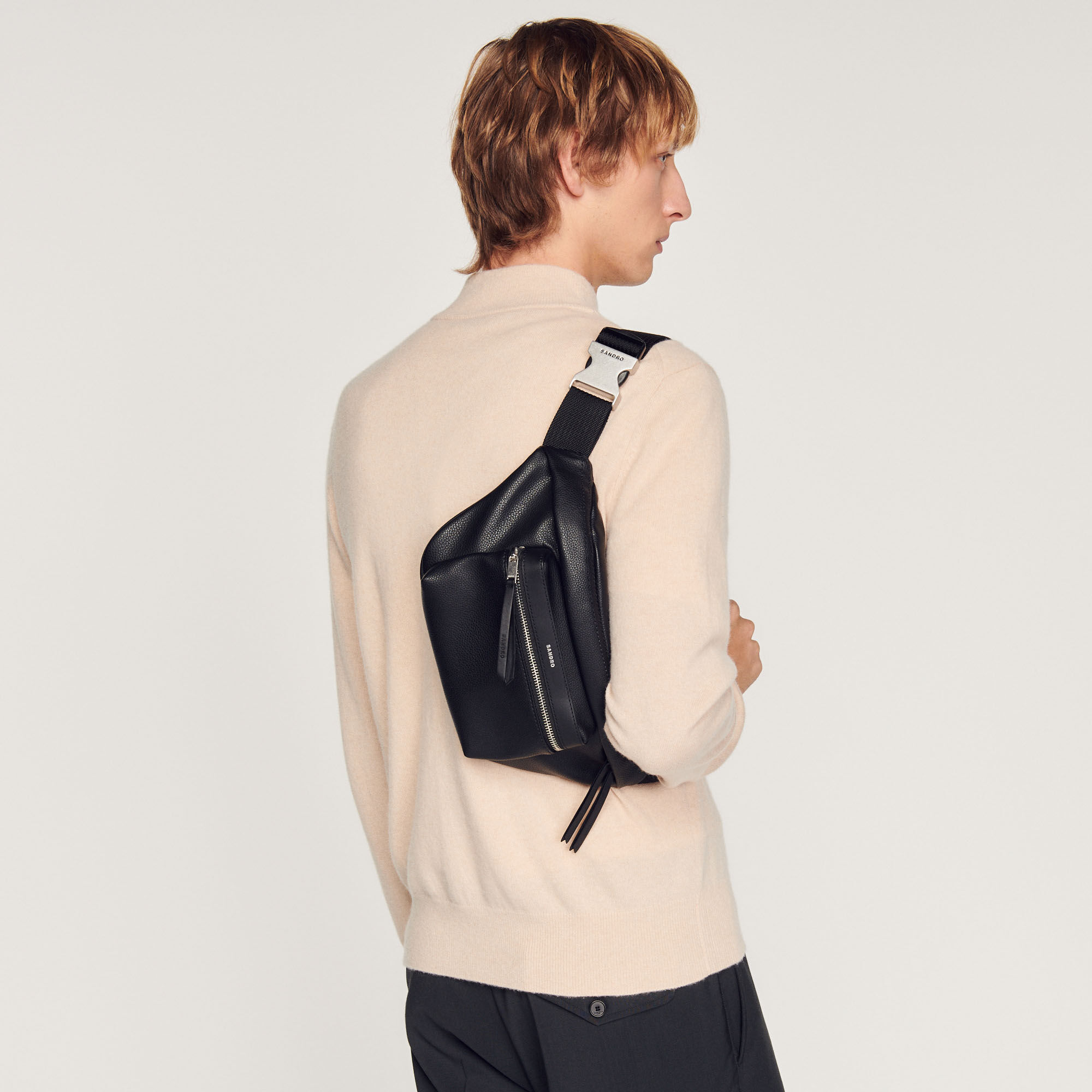 Sac banane en toile enduite