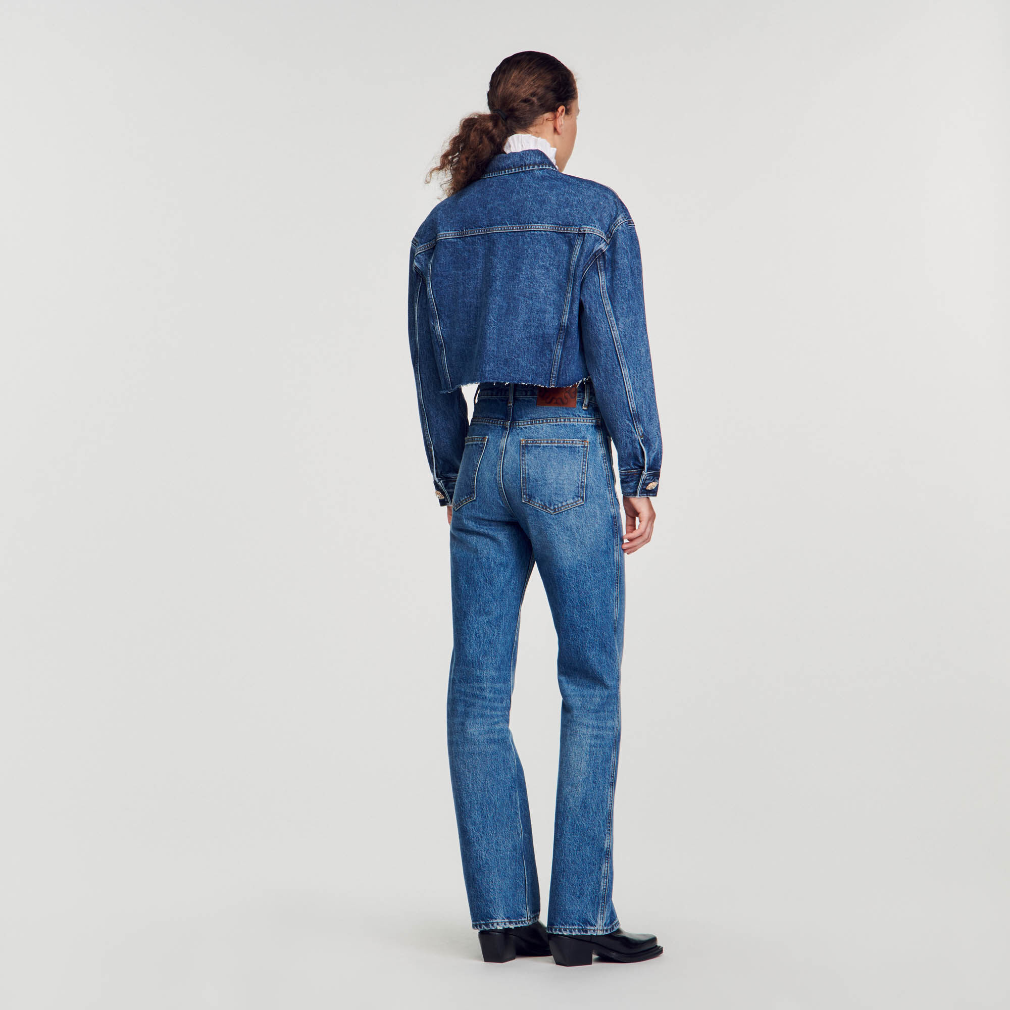 Jacket jeans online femme