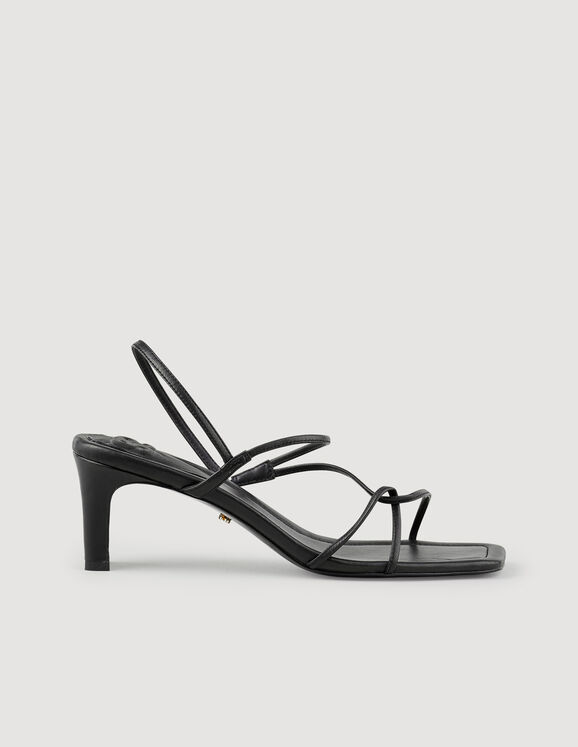 Strappy sandals Ecru Femme