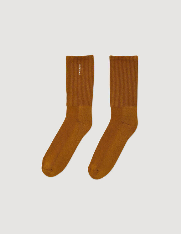 Cotton socks Bronze Homme