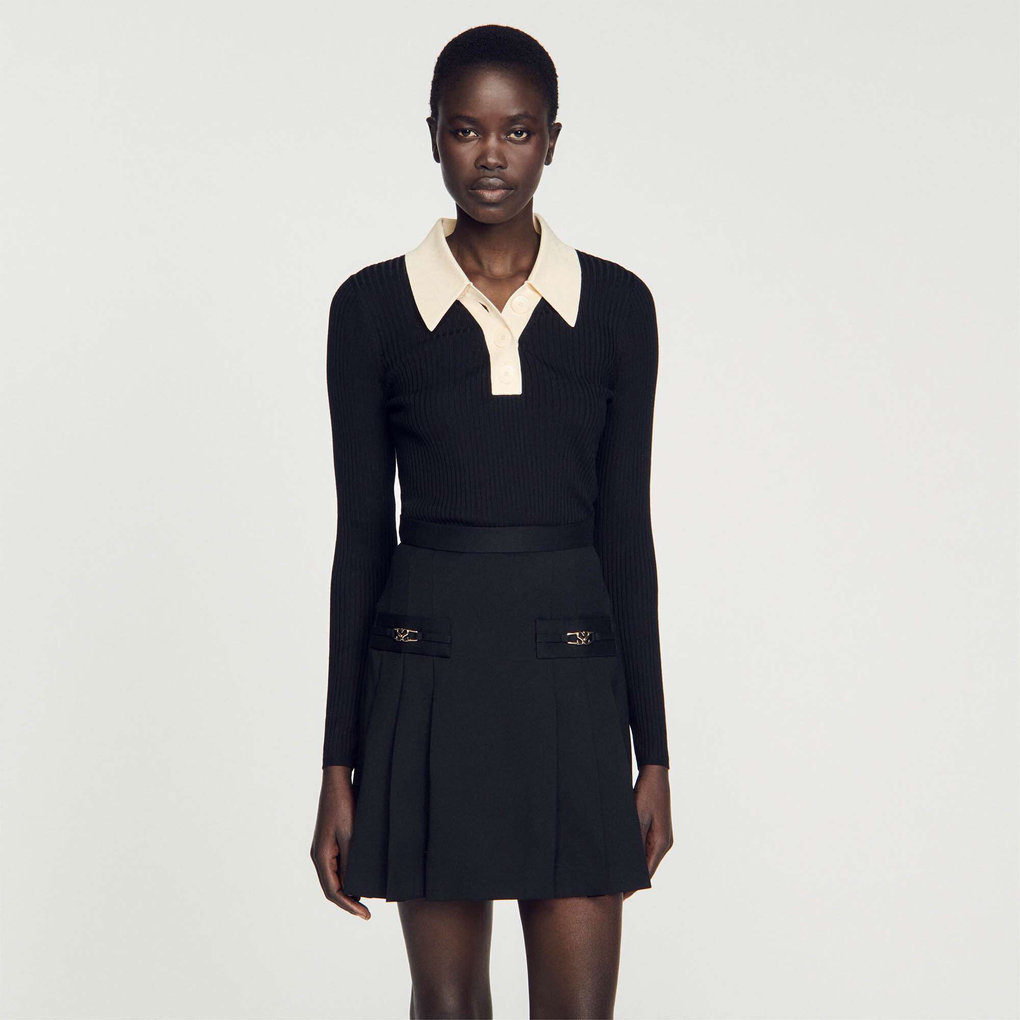 Pull on sale polo femme