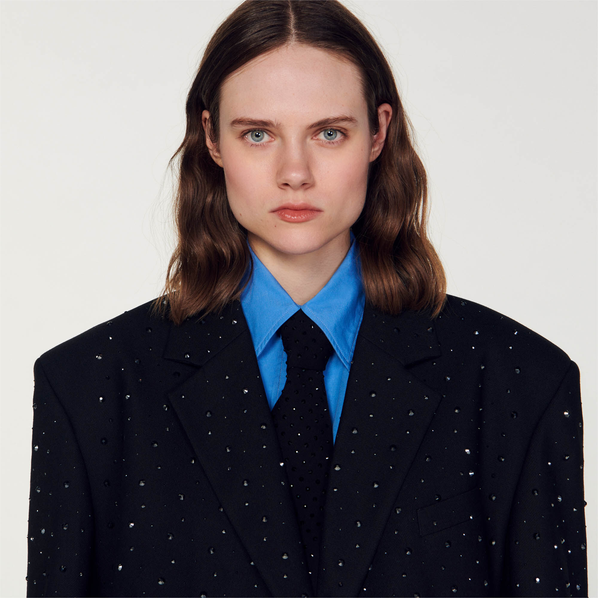 Rhinestone suit jacket SFPVE00887 Blazers Jackets Sandro Paris