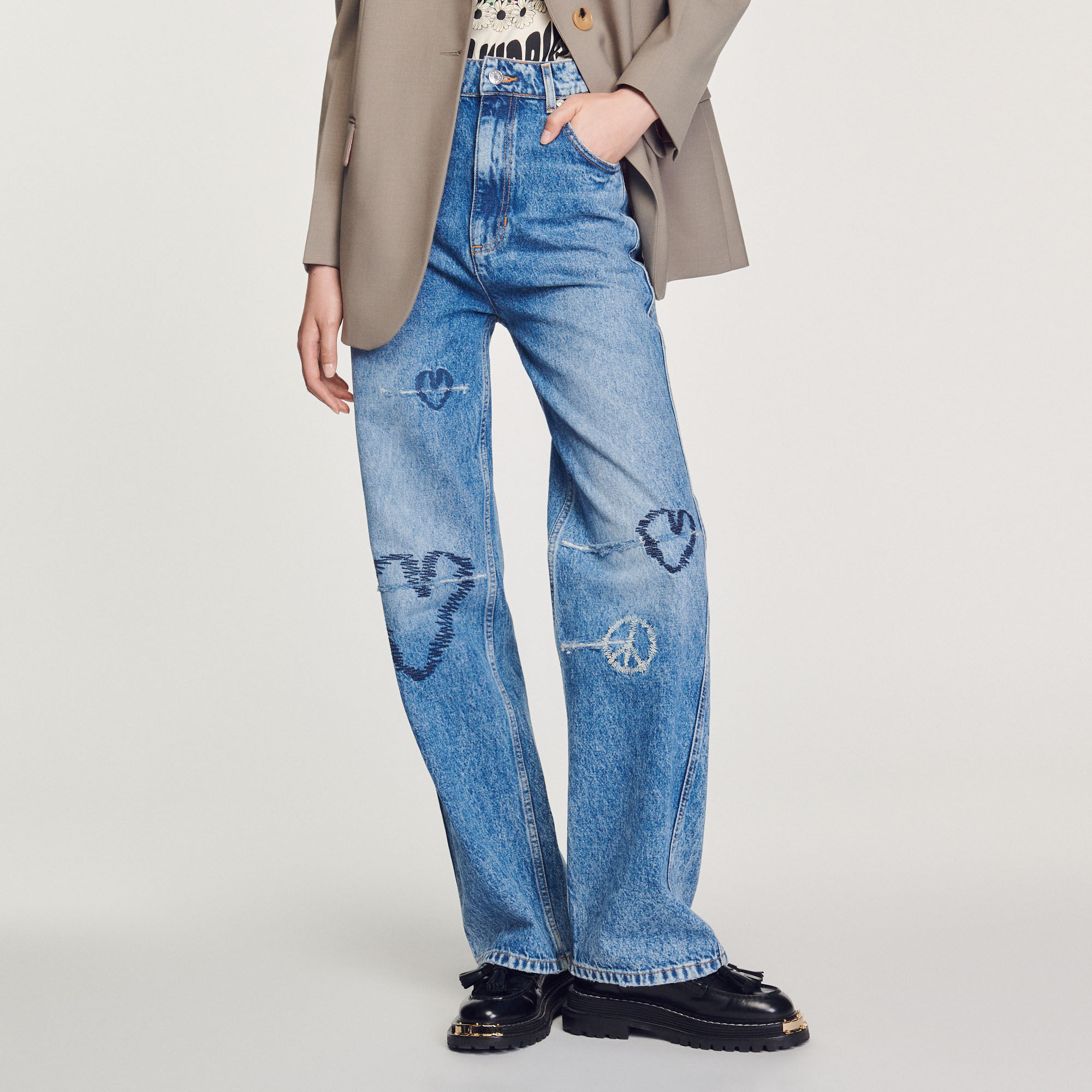 Sandro jean online femme