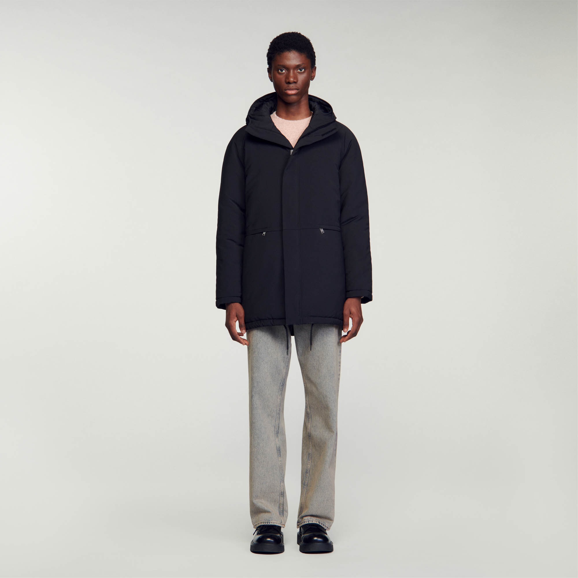 Parka sandro outlet homme