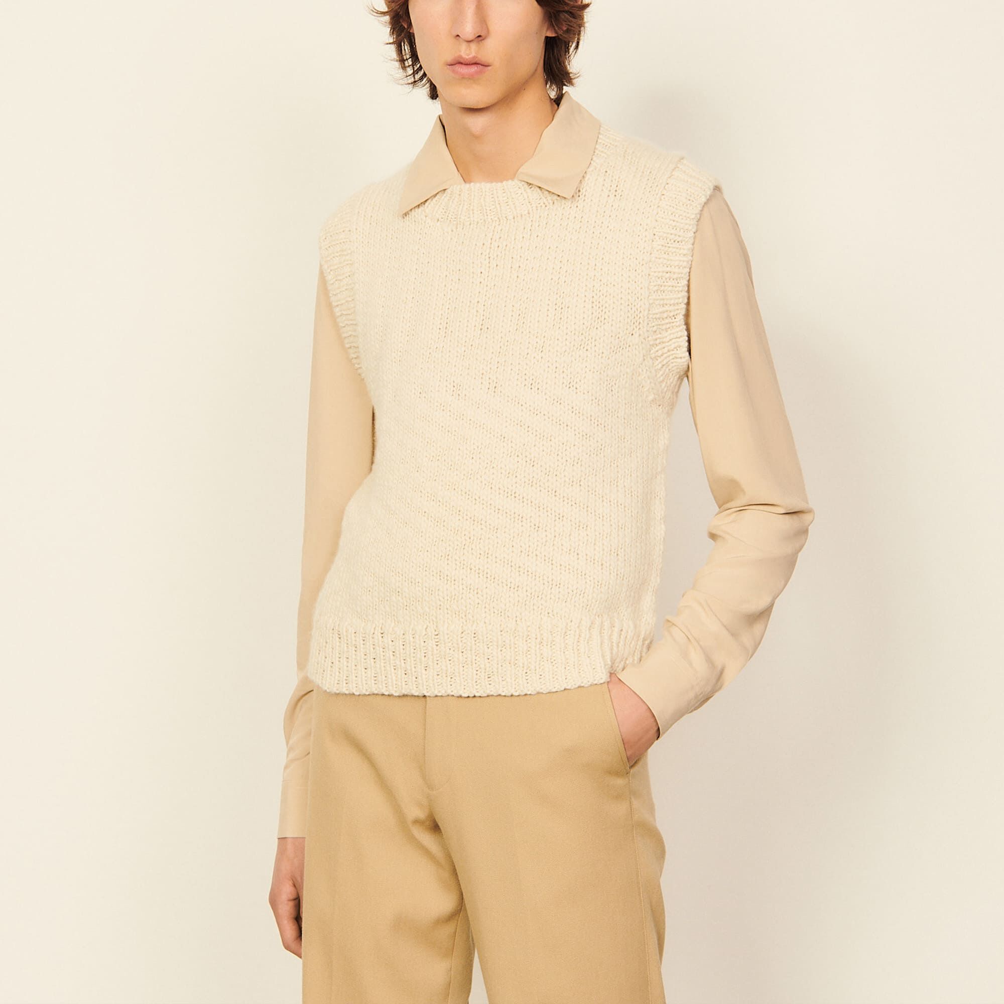 Debardeur en sales laine homme