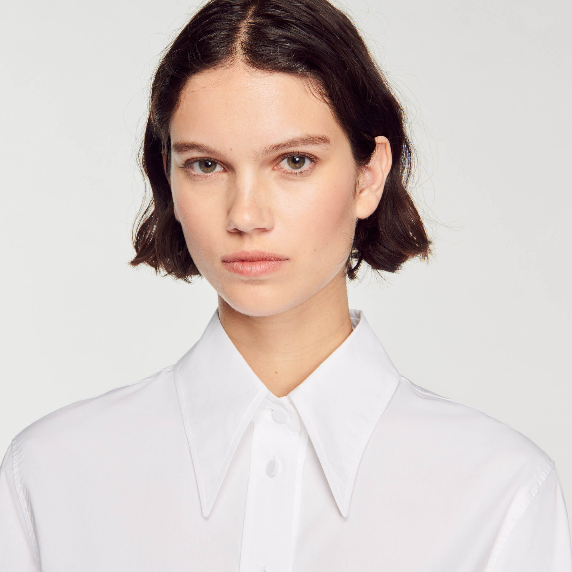 Chemise manche courte sandro on sale