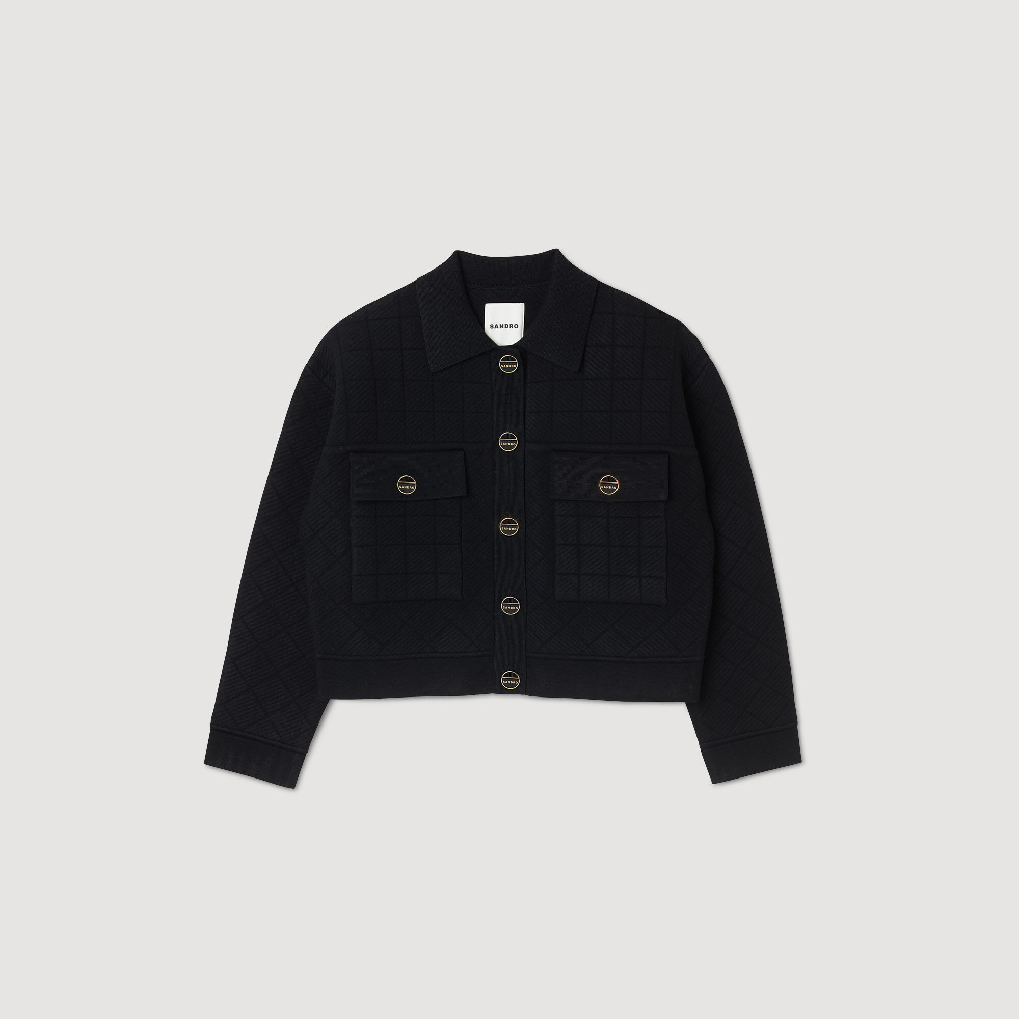 Sandro cheap black cardigan