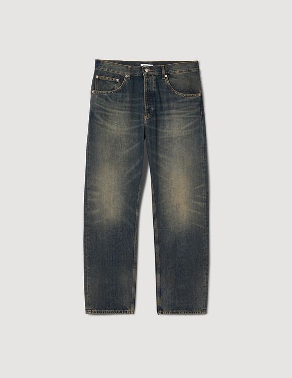 Regular faded jeans Blue Vintage - Denim Homme
