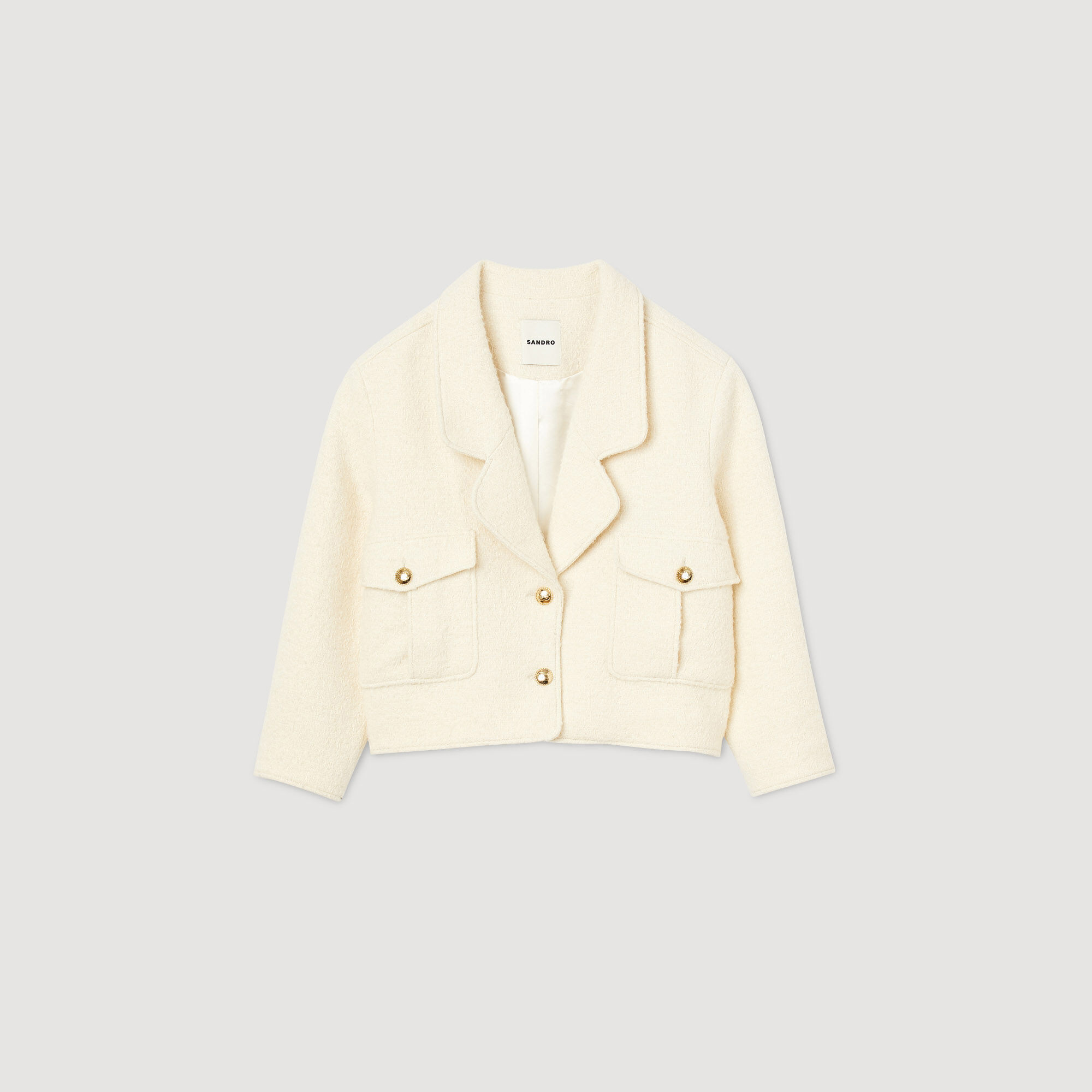 Cropped jacket SFPVE00908 Blazers Jackets Sandro Paris