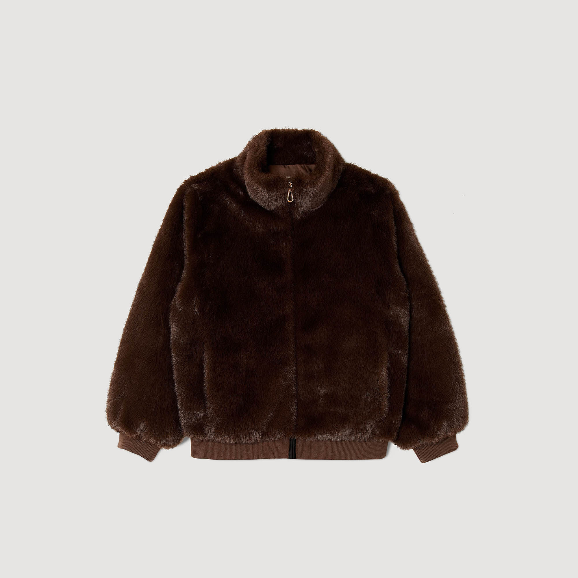 Blouson en fausse fourrure