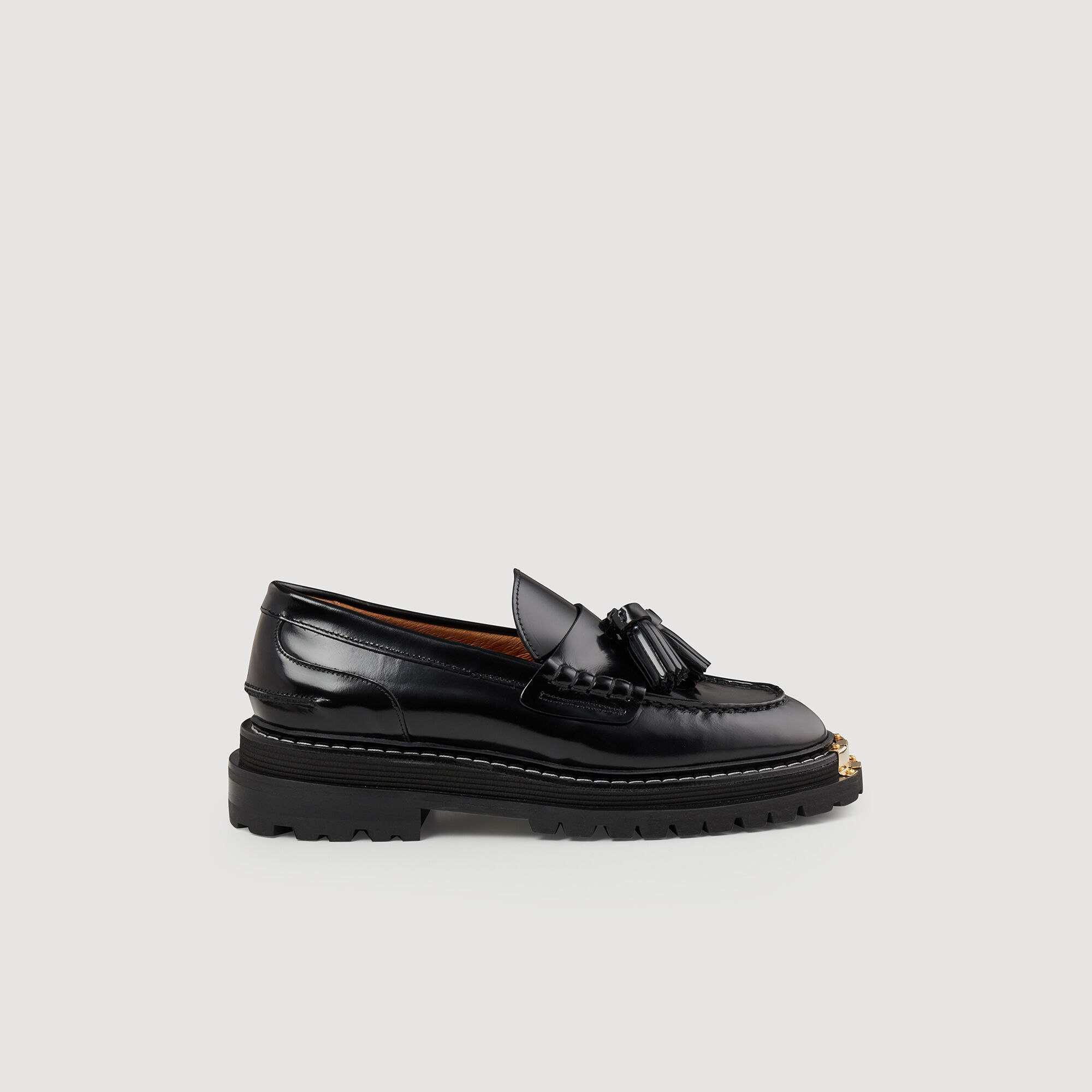 Thick-soled leather loafers Select a size and Login to add to Wish list