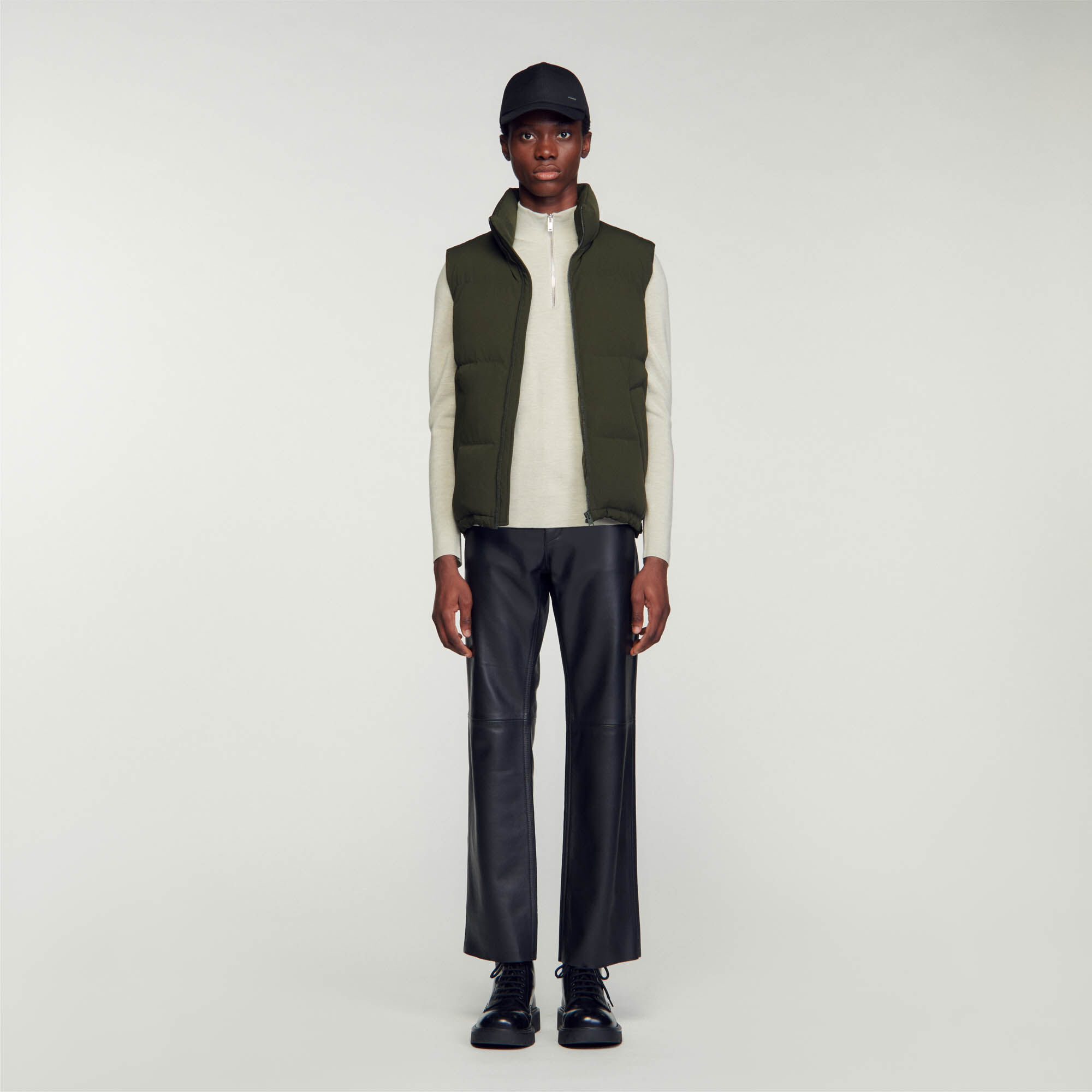 Sleeveless puffer jacket SHPMA00331 Coats Jackets Sandro Paris