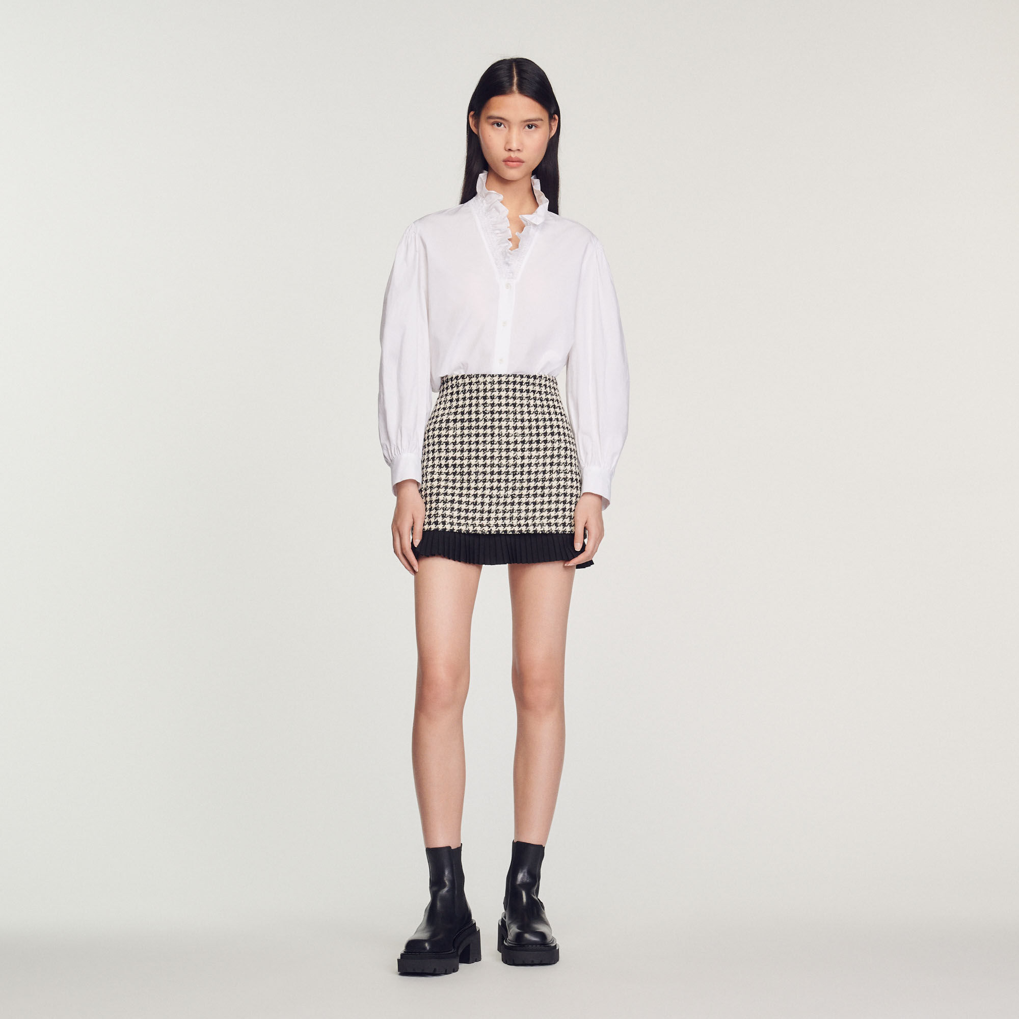 Jupe outlet tweed sandro