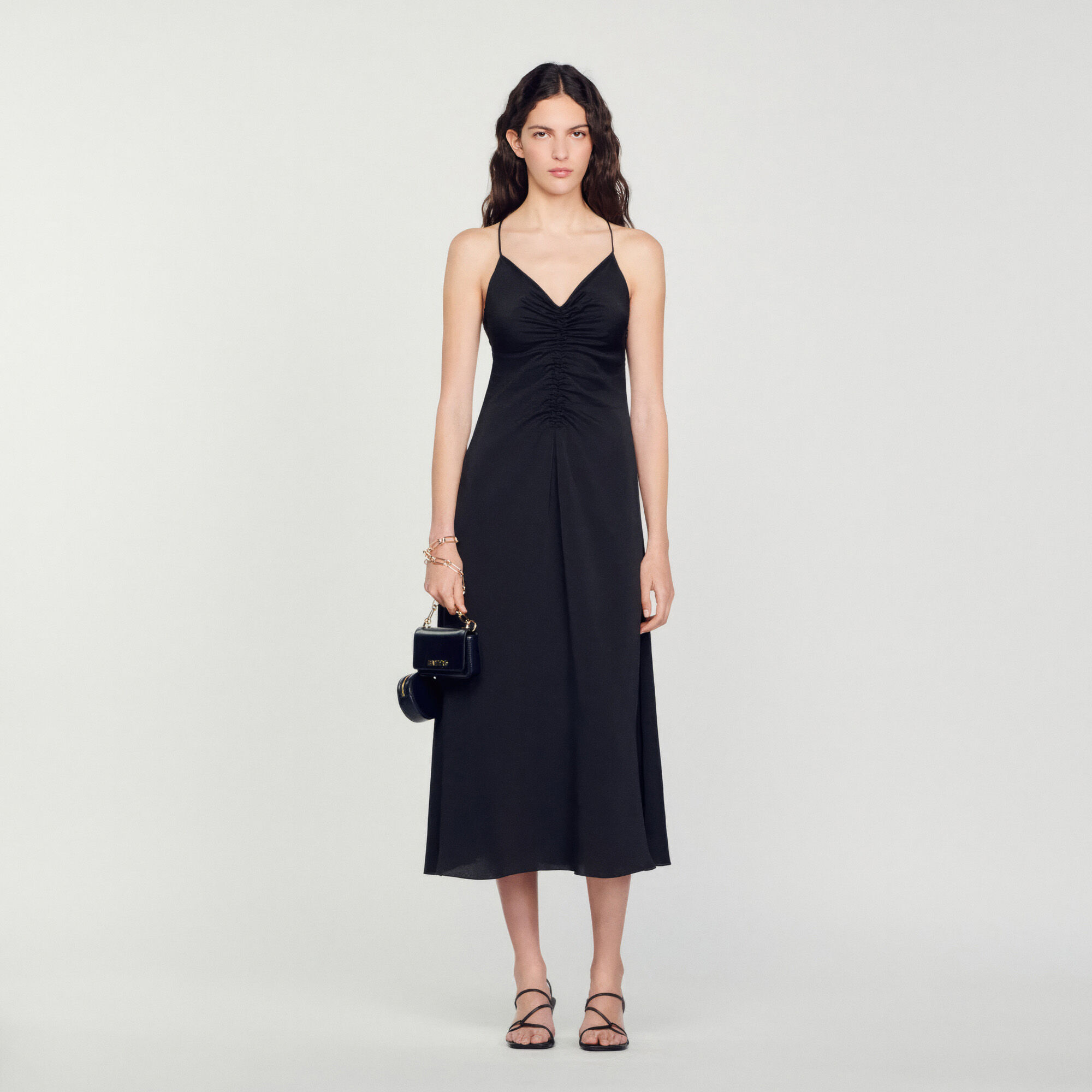 Sandro sale robe noir