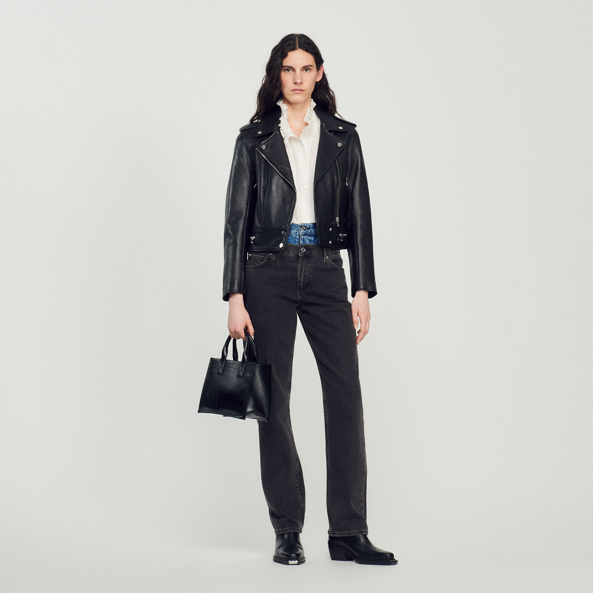 Short cuir 2025 sandro