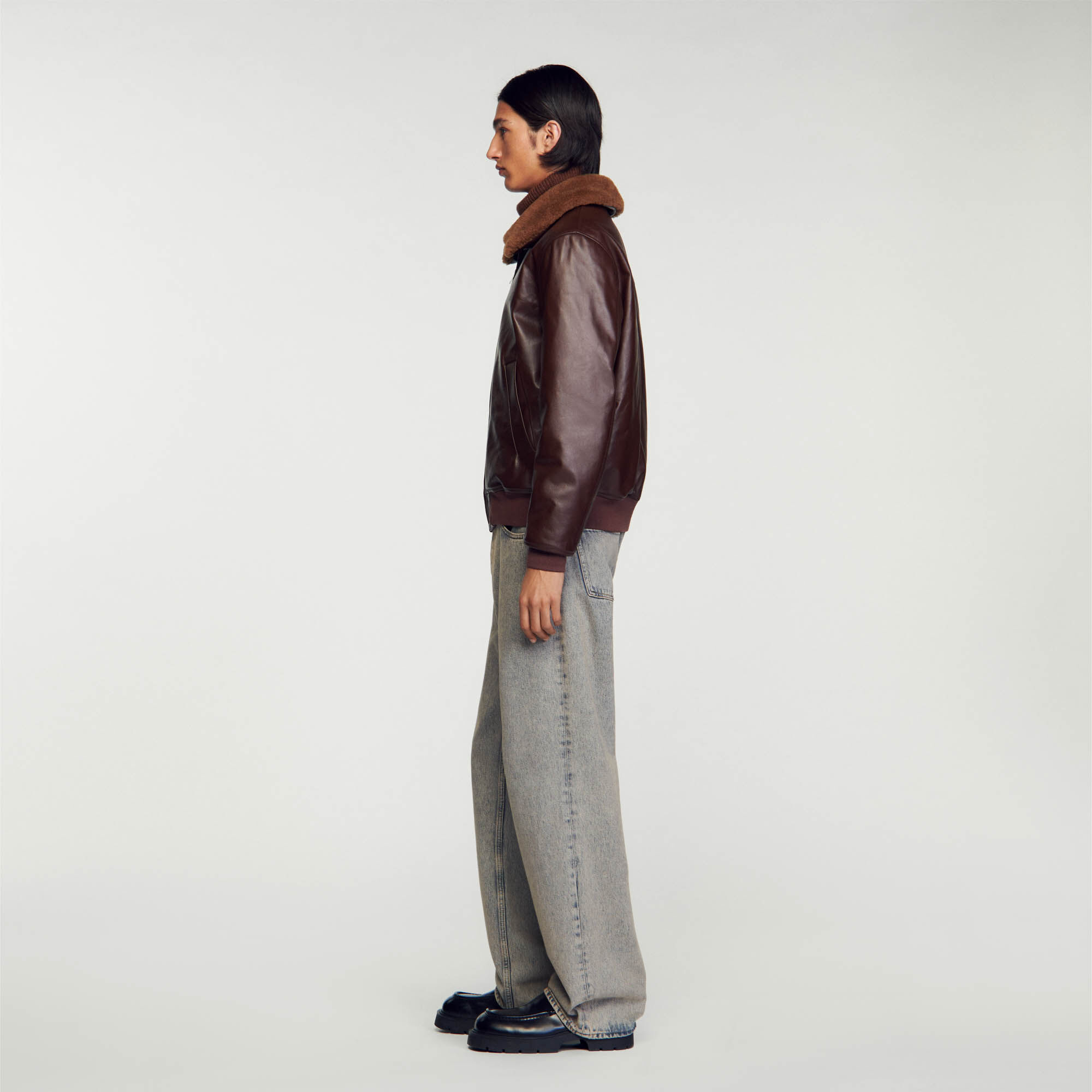 Blouson en cuir