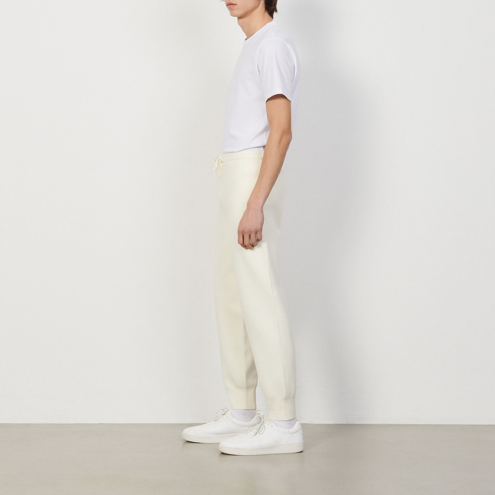 Knit jogging bottoms