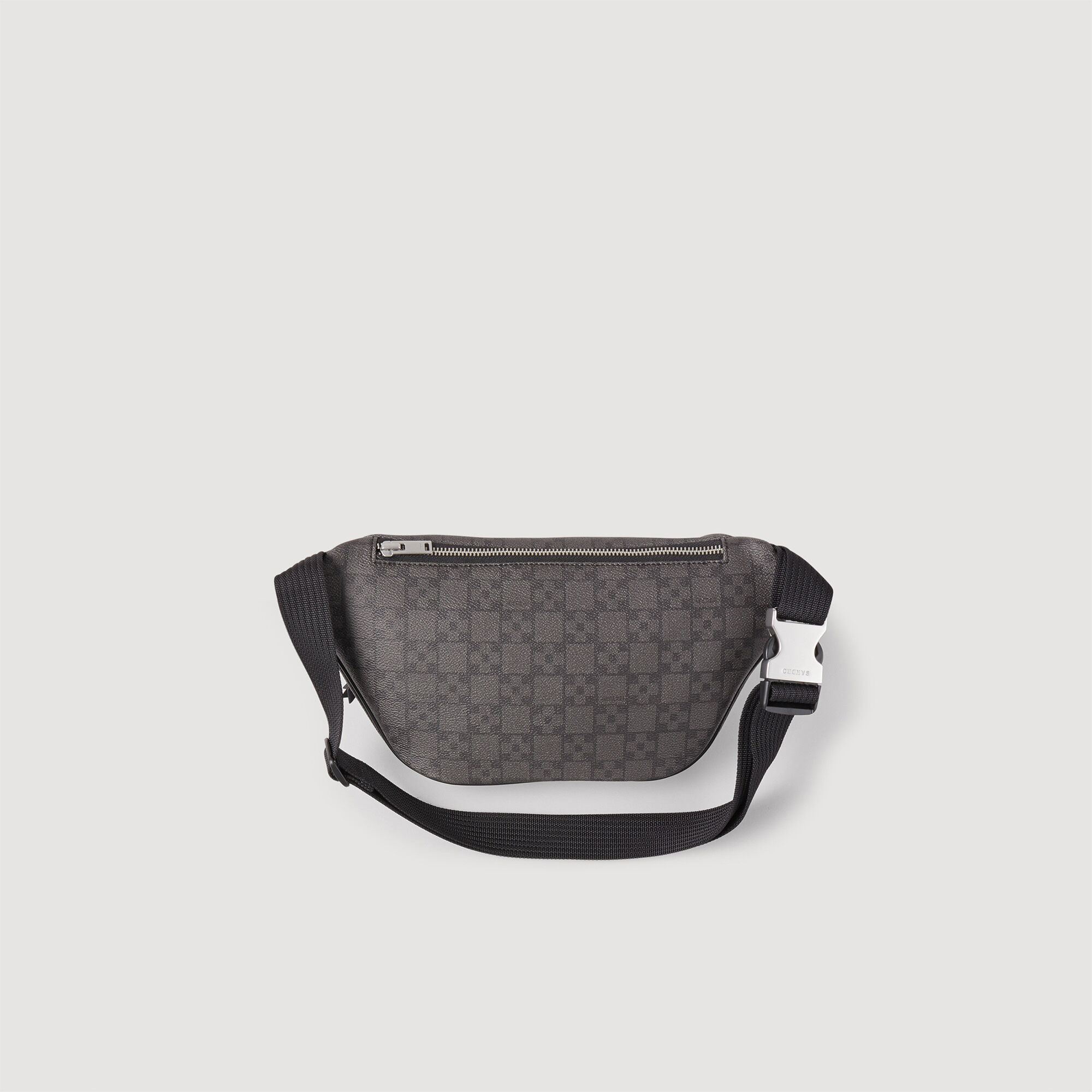 Sac banane en toile enduite Square Cross