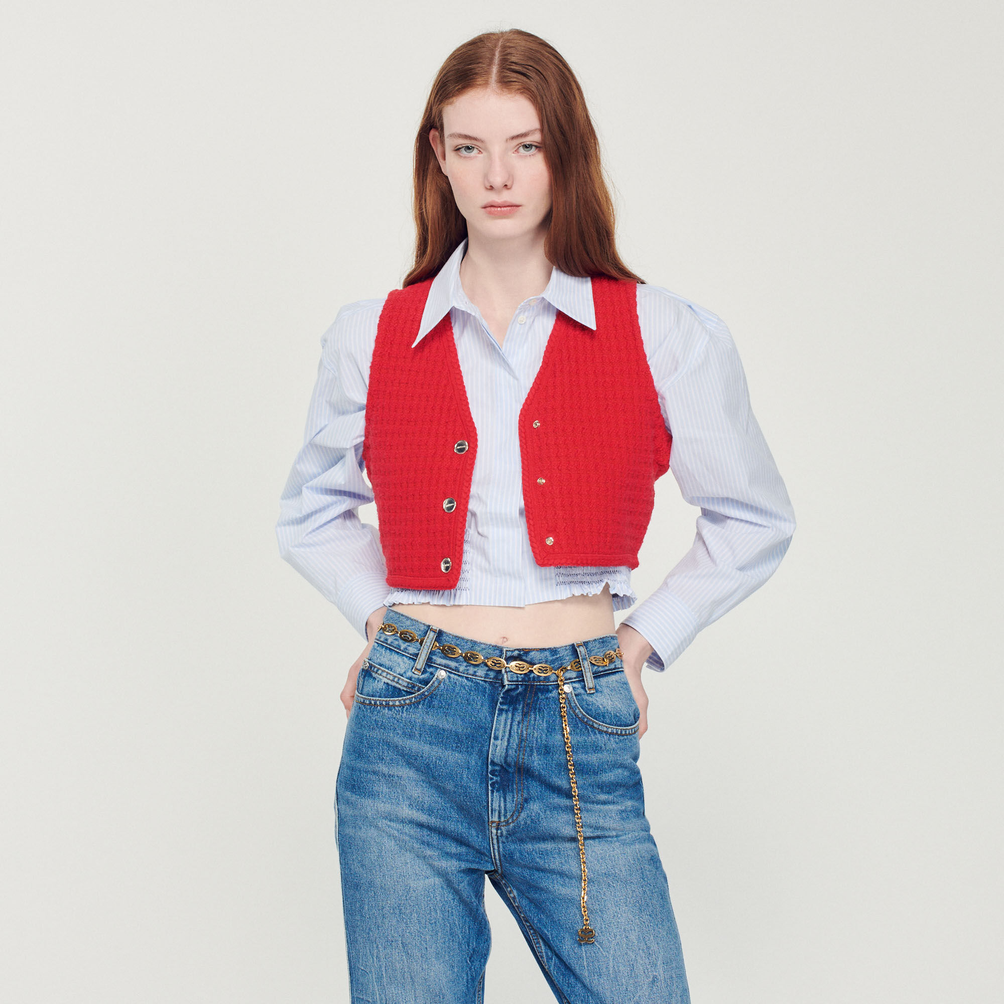 Sandro ceinture femme sale