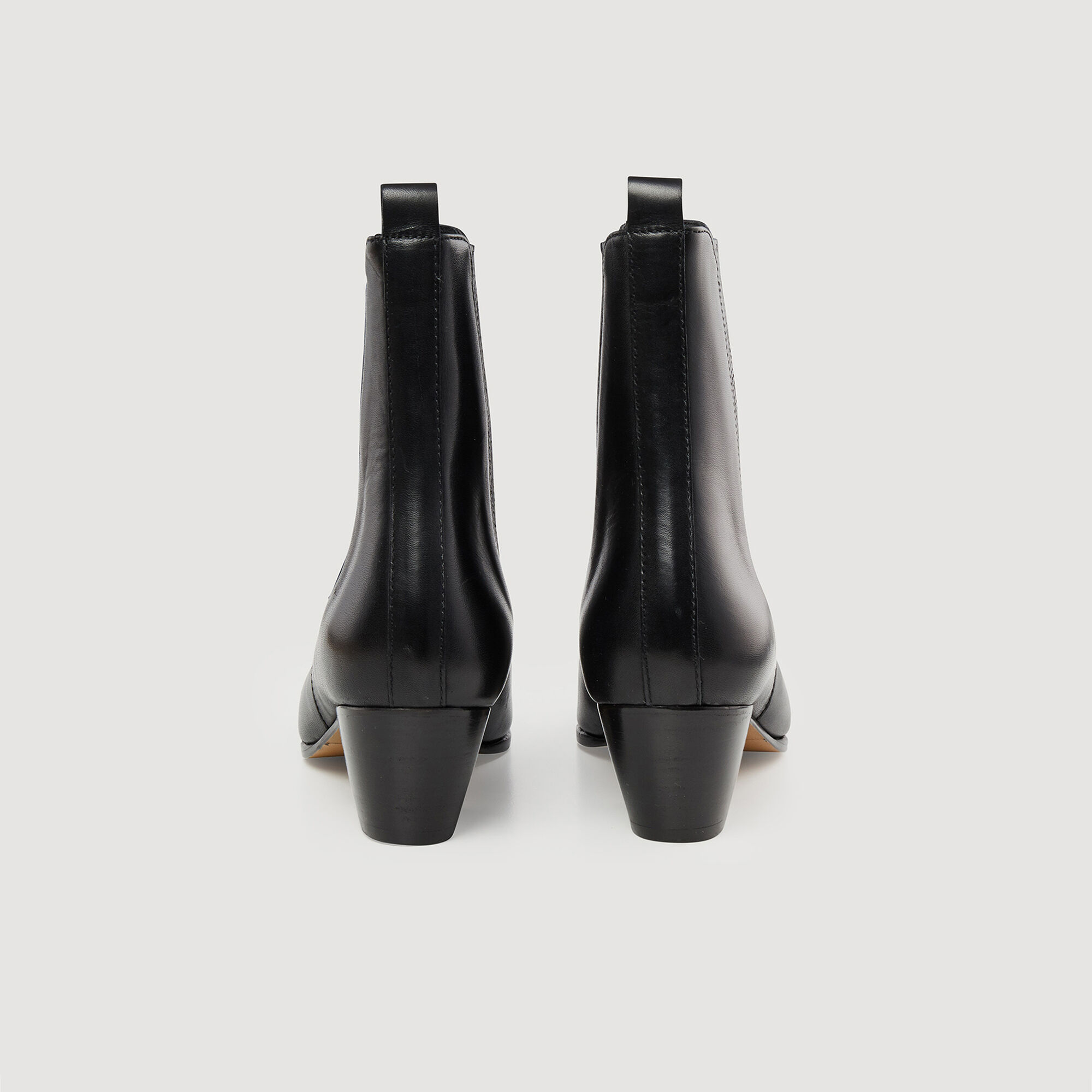 Sandro bottines deals noires