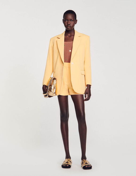 Suit jacket Yellow orange Femme