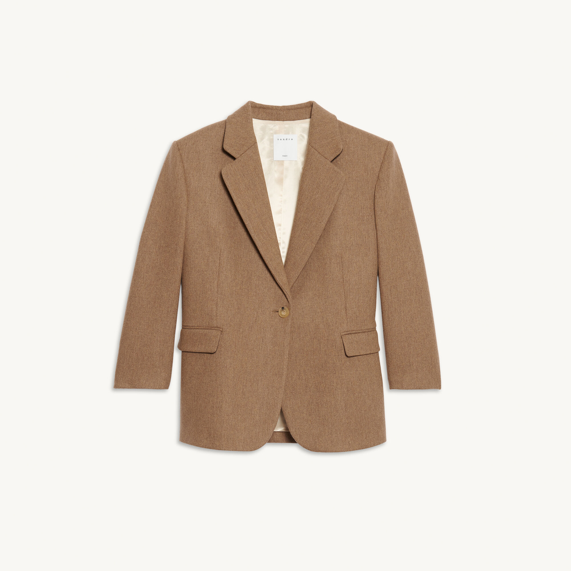 Sandro camel blazer clearance