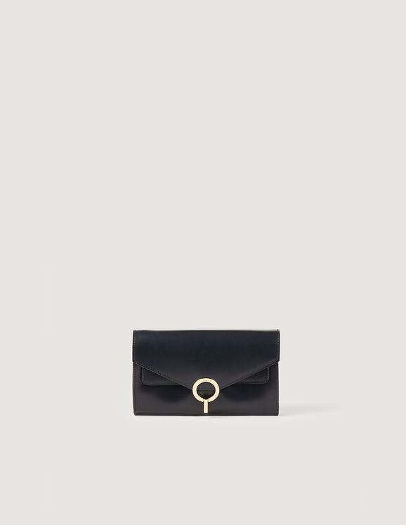 Yza Pocket clutch bag Black Femme