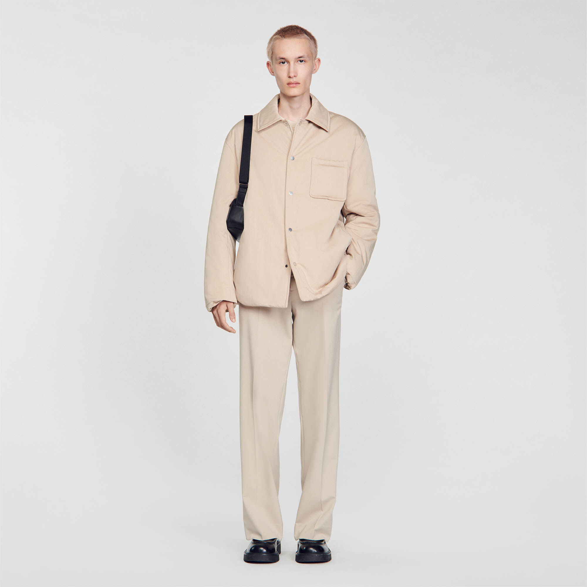 Surchemise 2025 beige homme