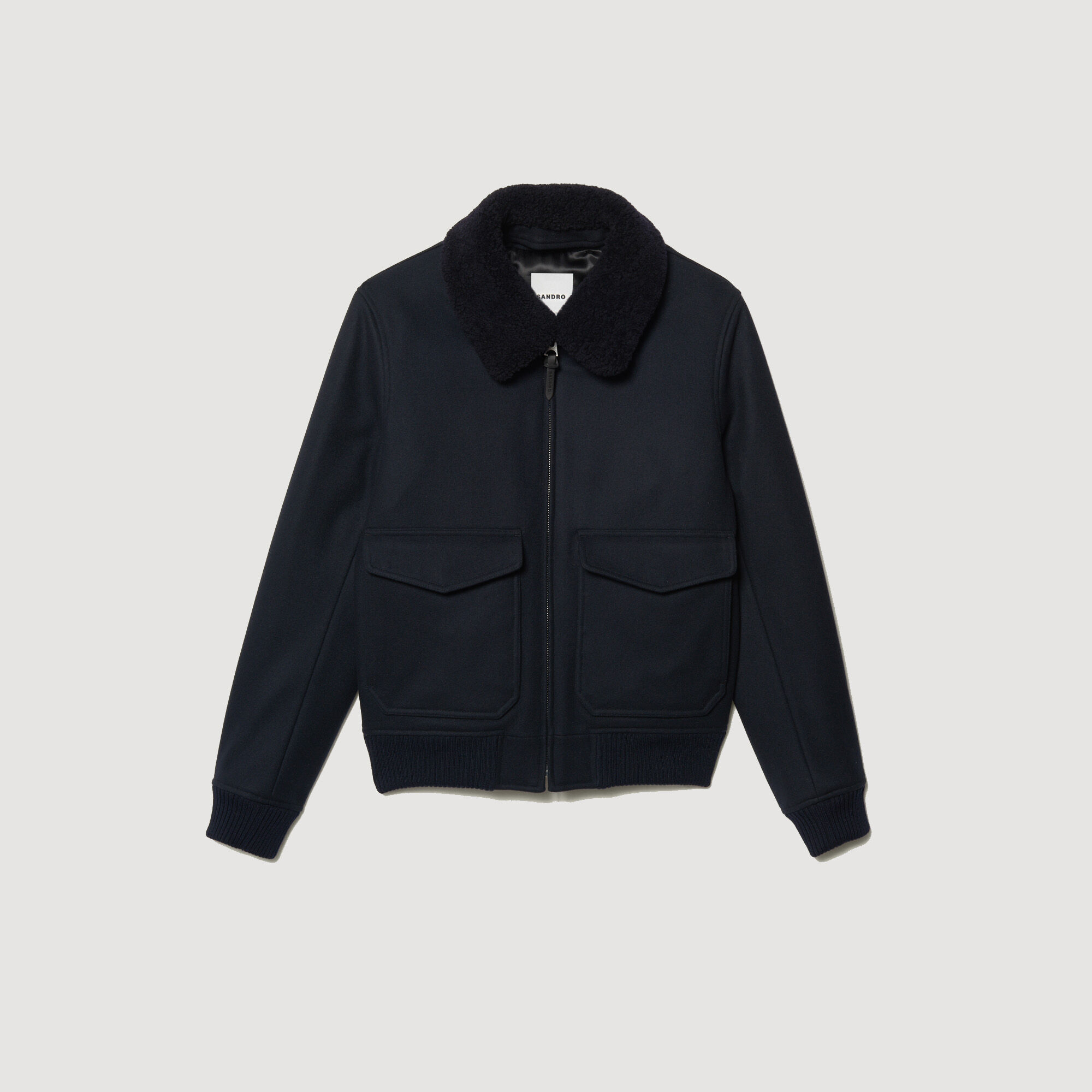 Veste sandro on sale homme fourrure