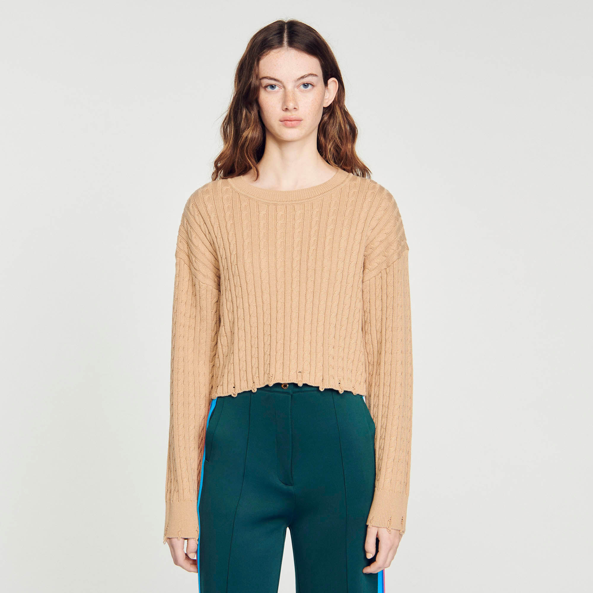Pull oversize court femme online