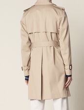 belted trench coat m9606s trench coats coats sandro paris