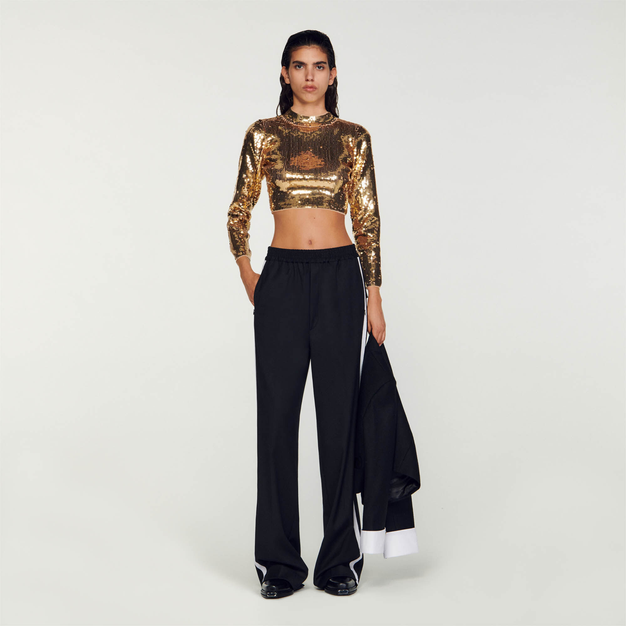 Pull sandro vert sales