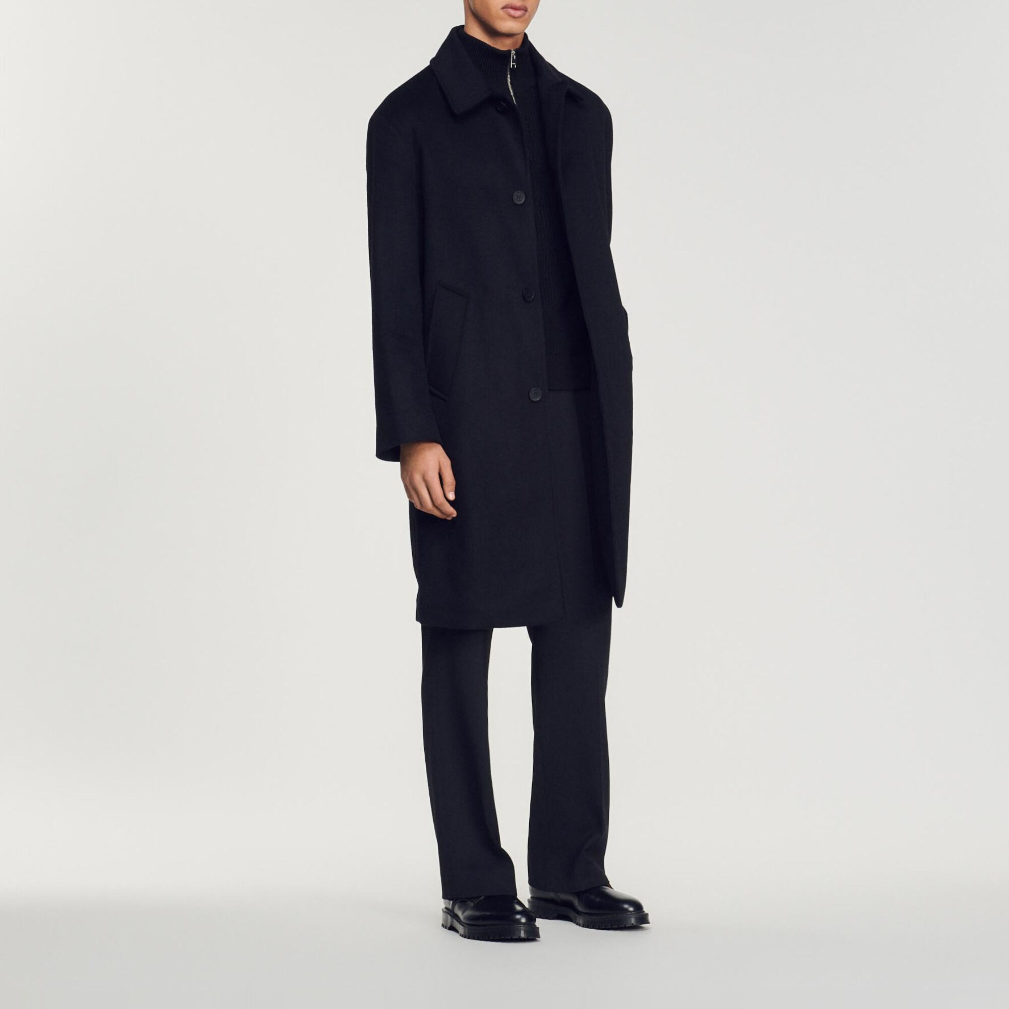 Sandro best sale homme manteau