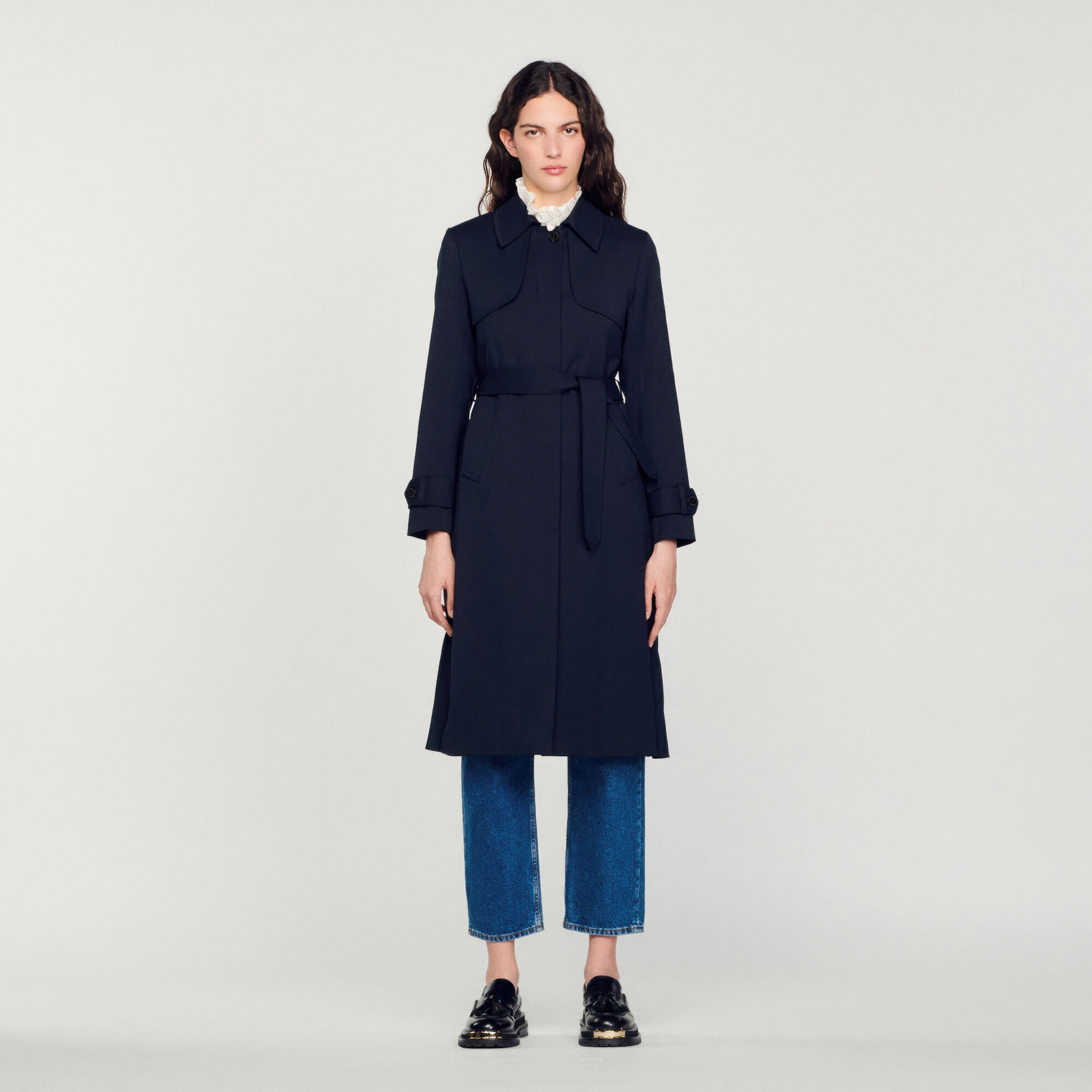 Sandro paris clearance trench coat