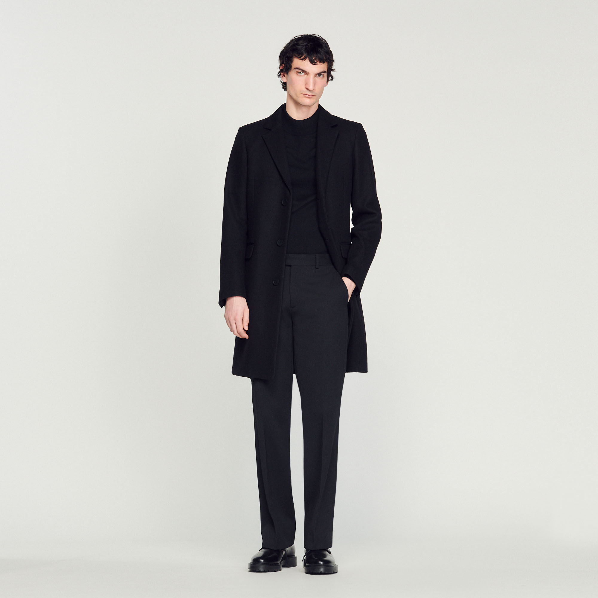 Men s long coats for Coats Jackets Discover Sandro Paris Men s