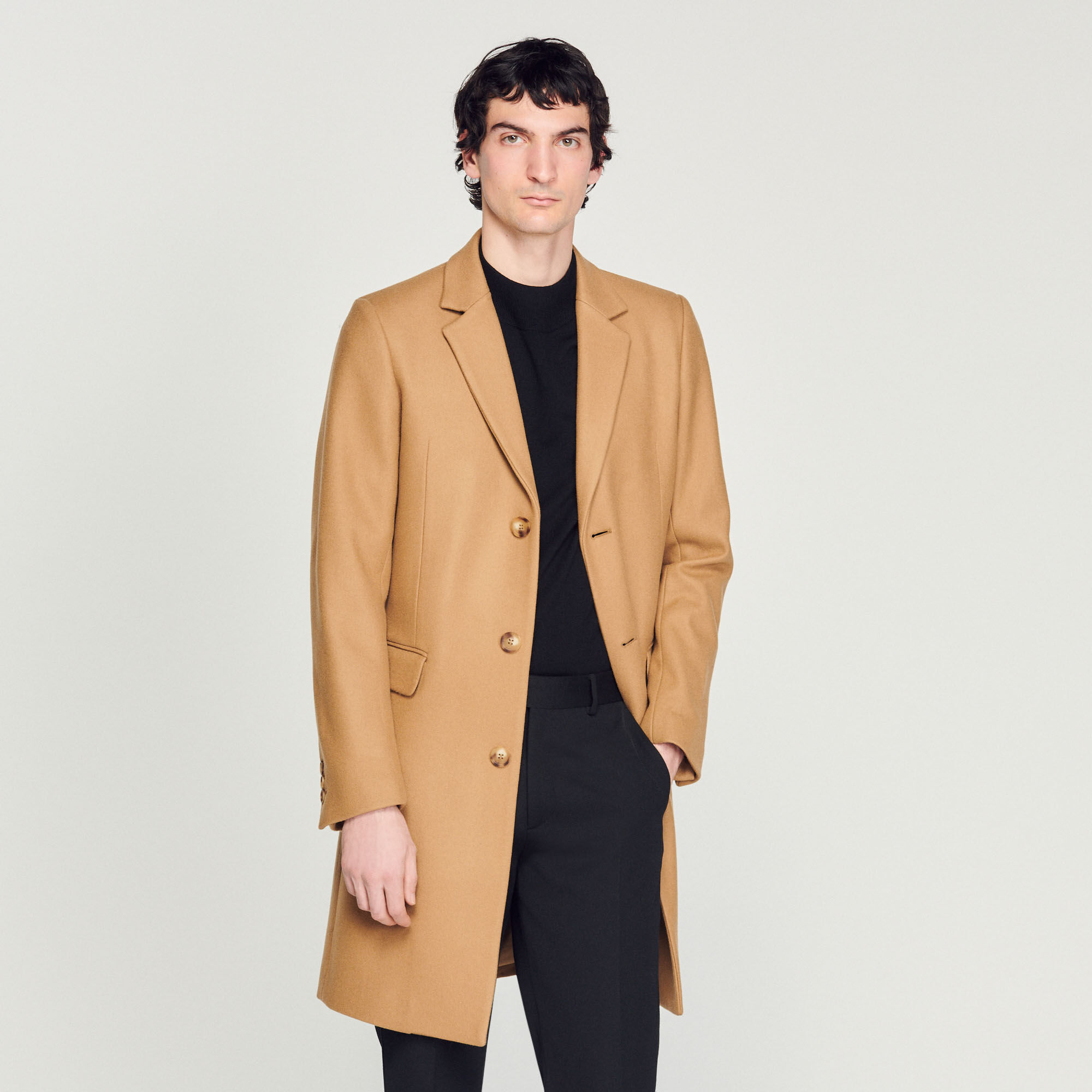 Manteau homme cachemire camel clearance