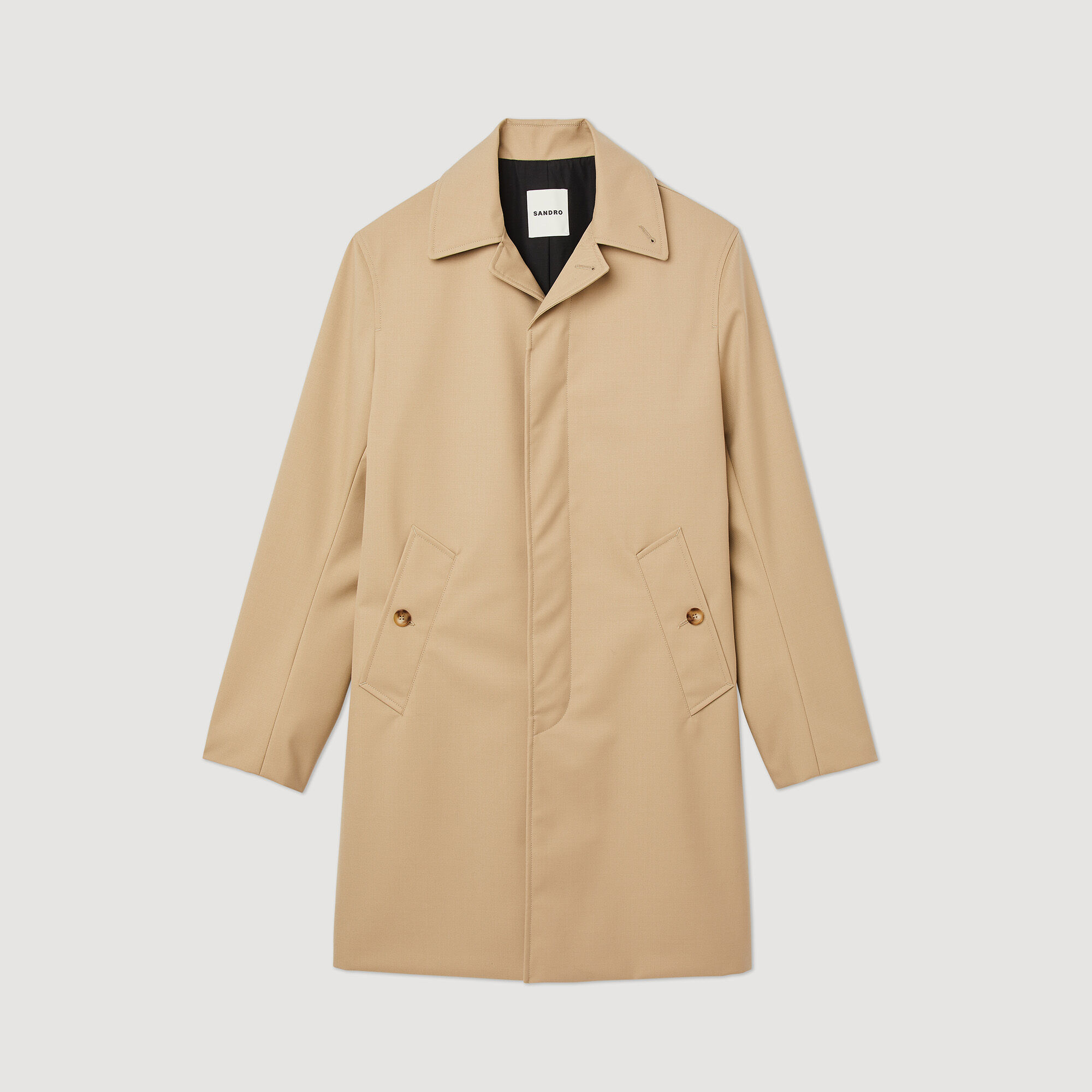 Imperméable beige homme on sale