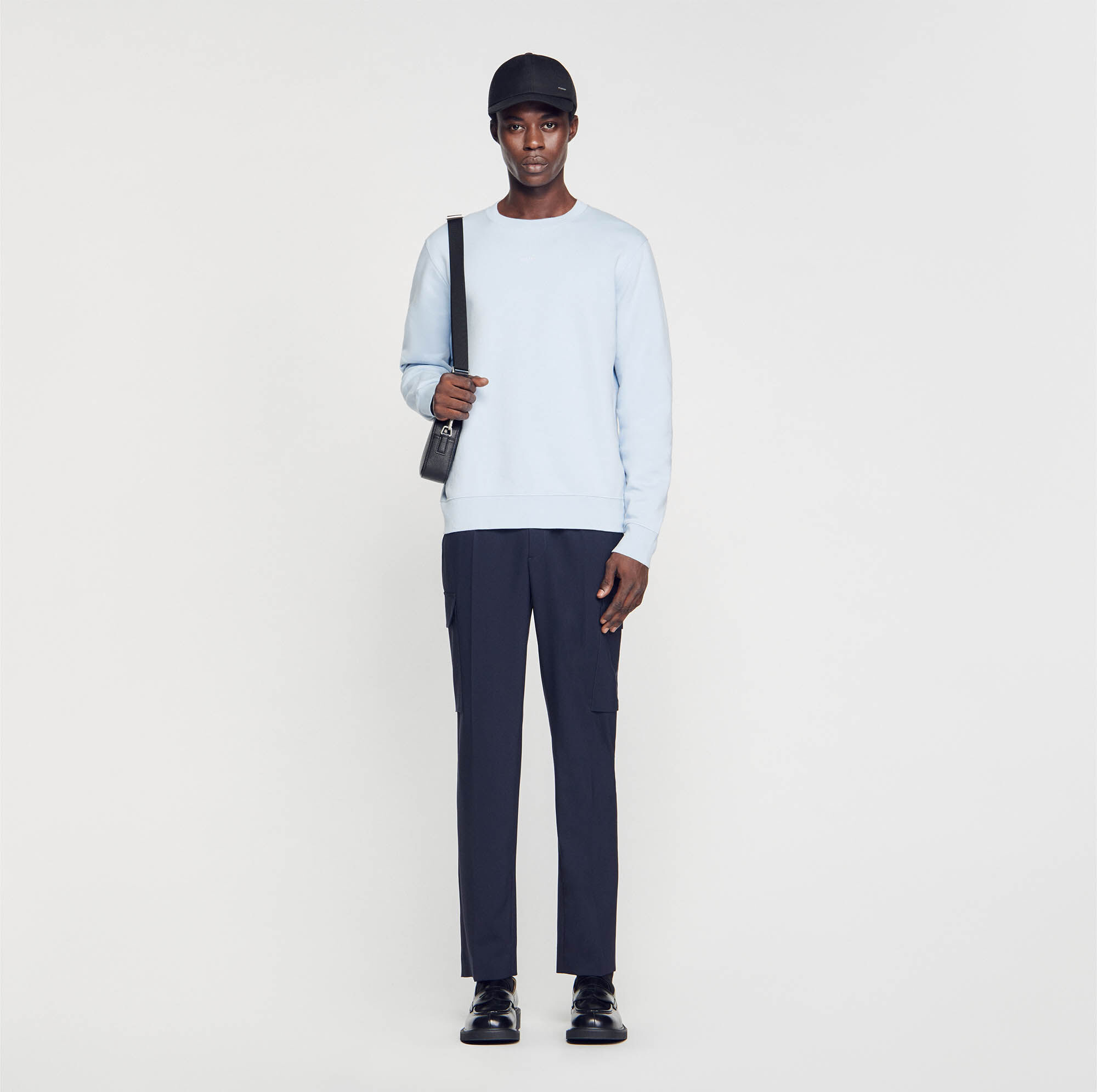 Sweat sale gris sandro