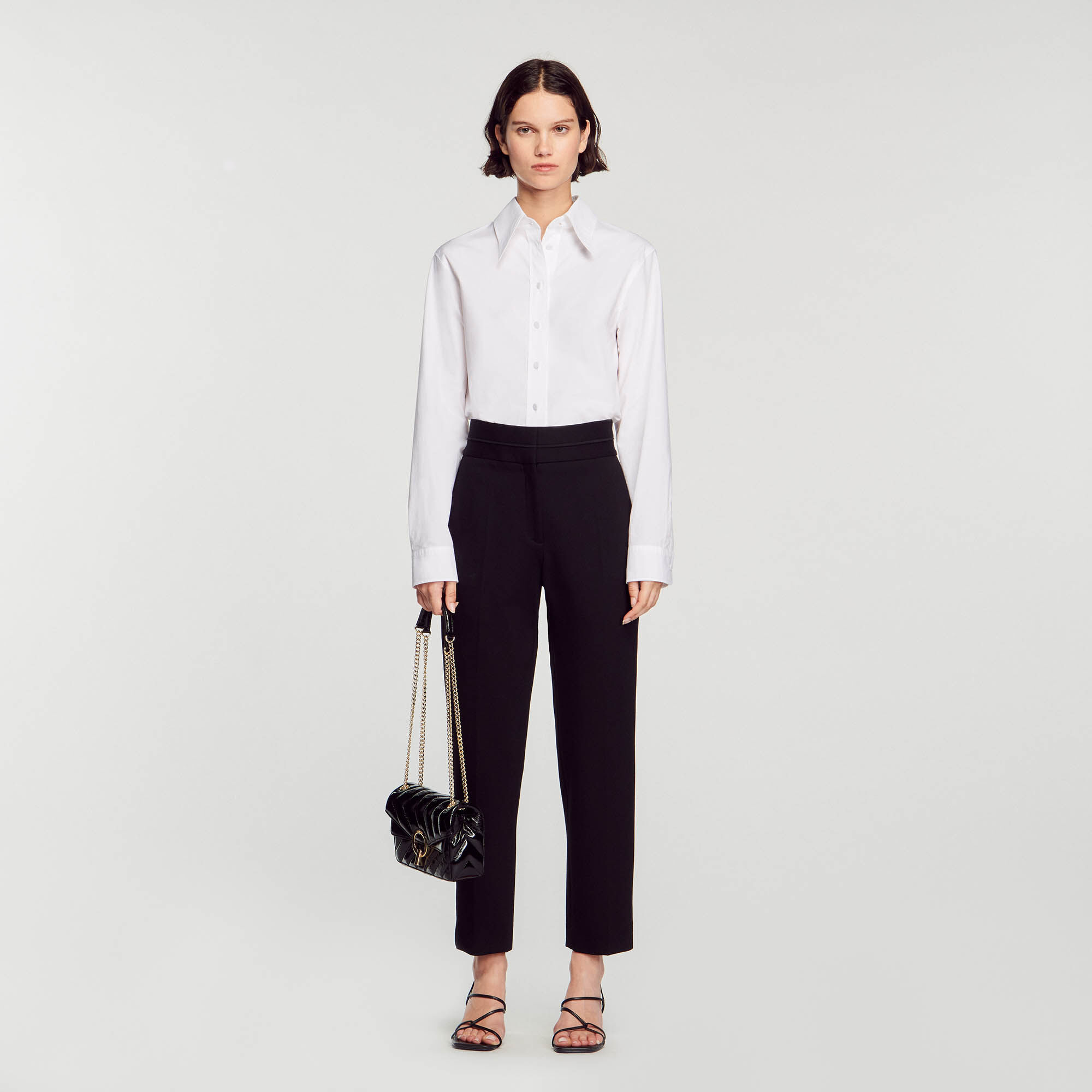 Pantalon classique 2025 taille haute femme