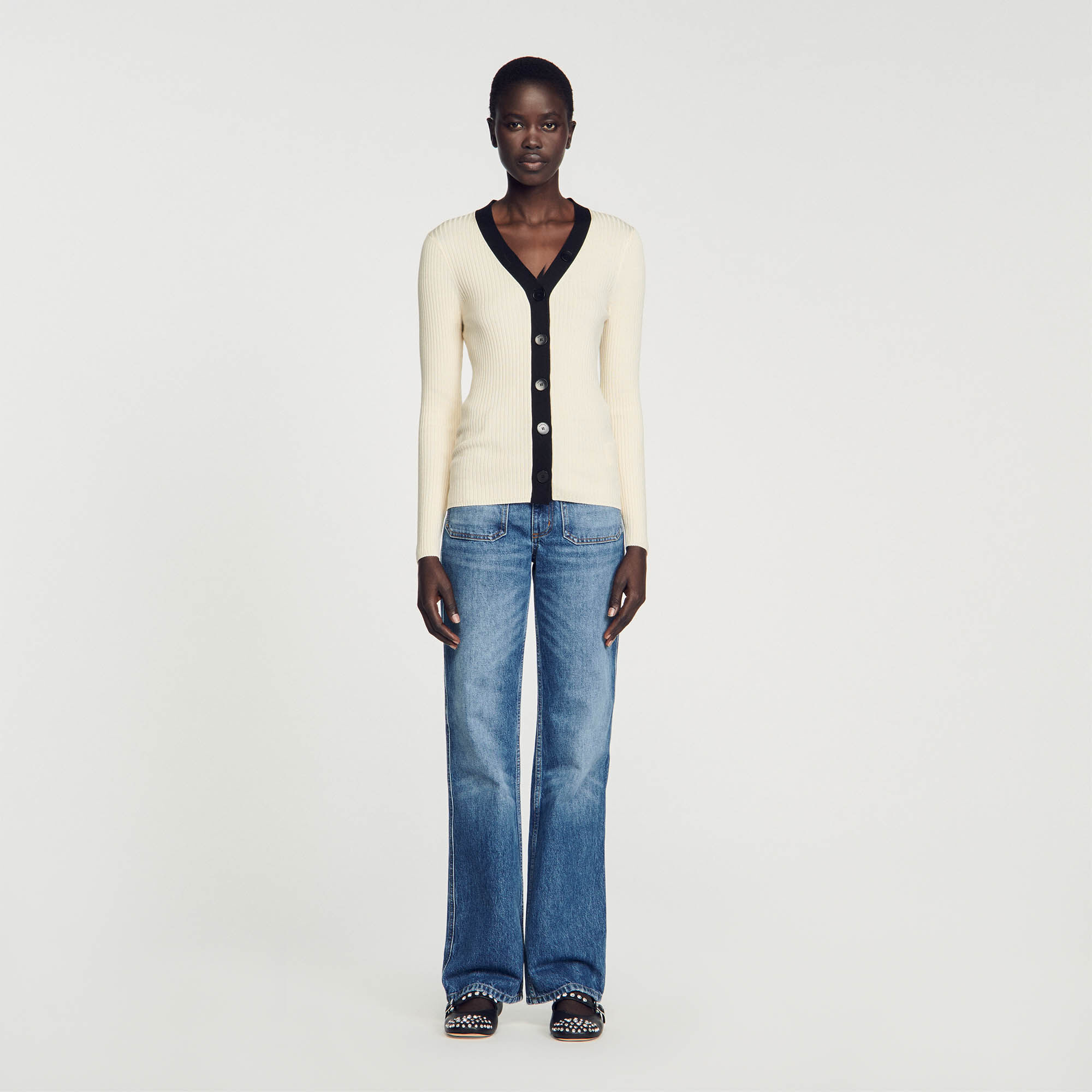 Gilet sandro femme sales