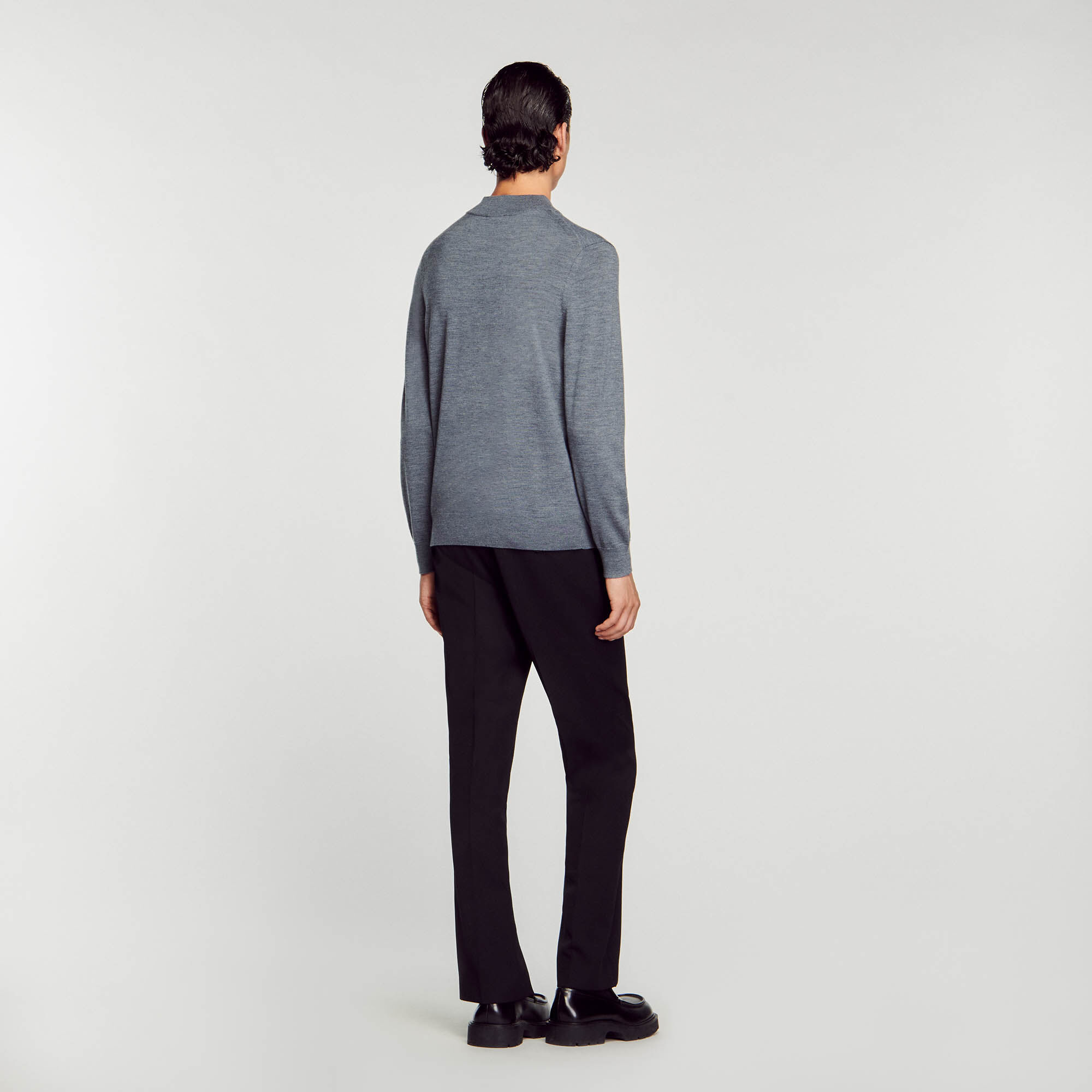Pull col chemin e SHPTR00102 HAnciennesCollections Sandro Paris