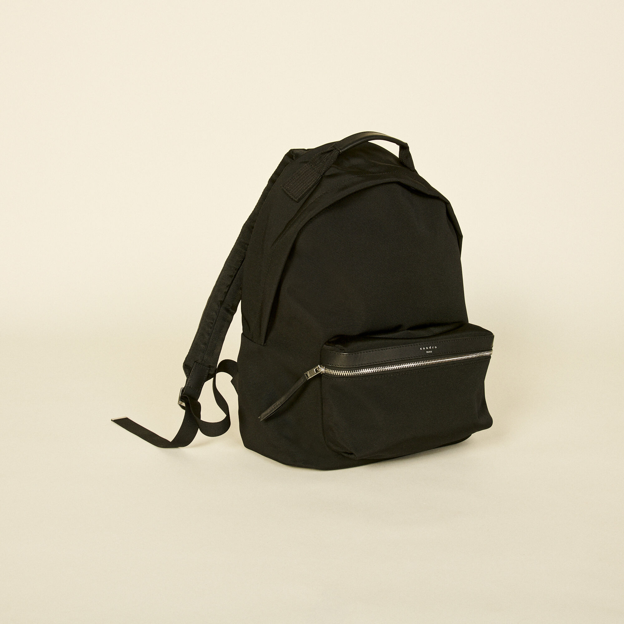 Sandro leather backpack on sale
