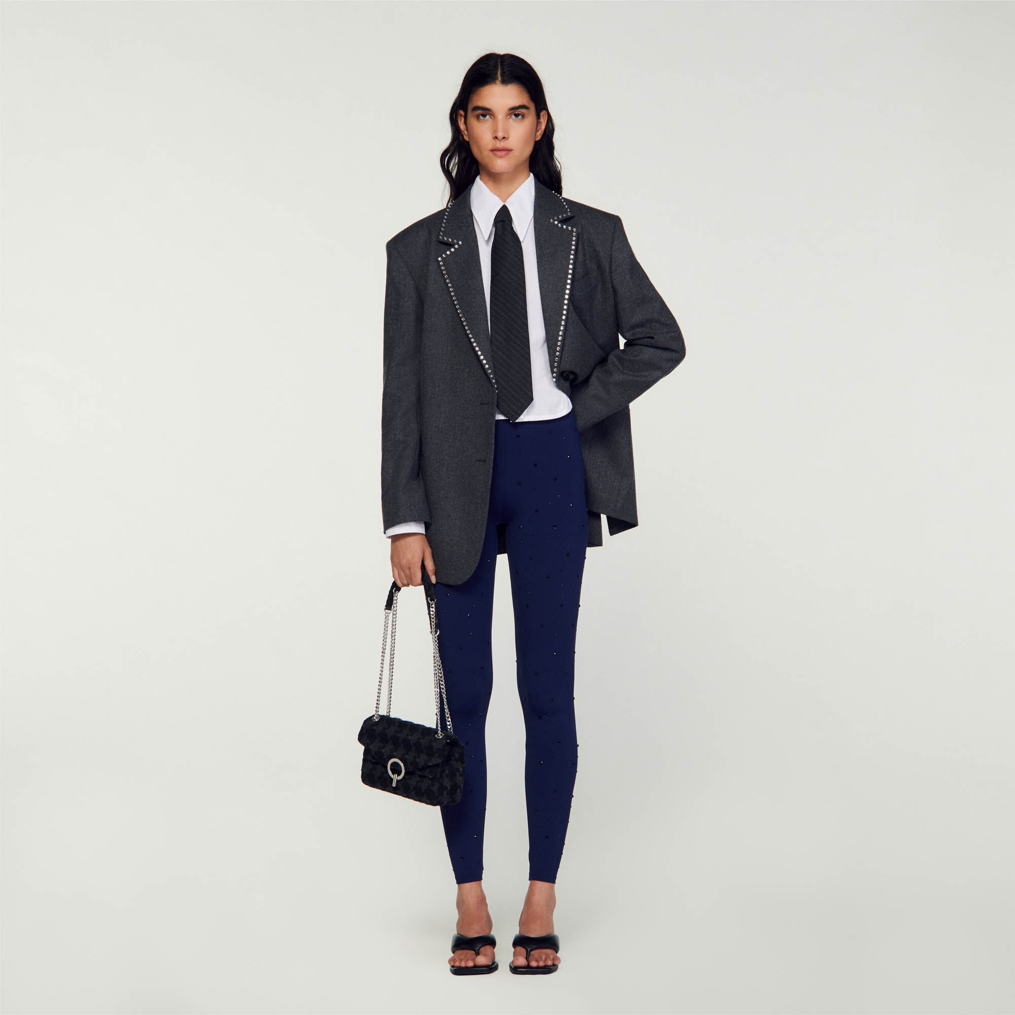 Legging bleu marine femme best sale