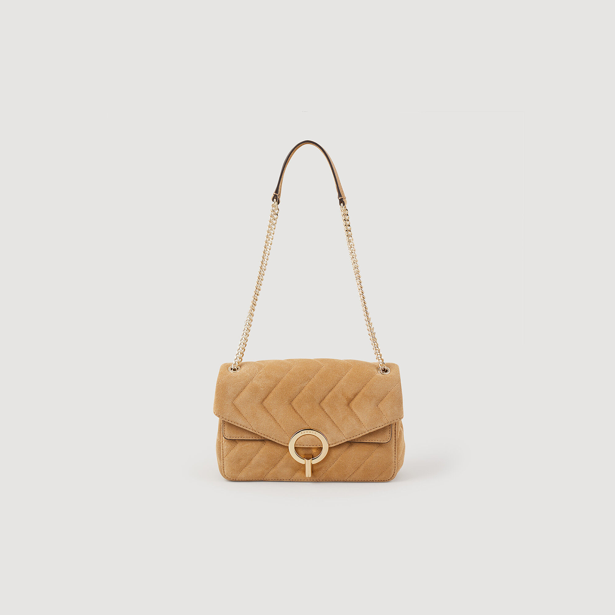 Beige suede hot sale bag